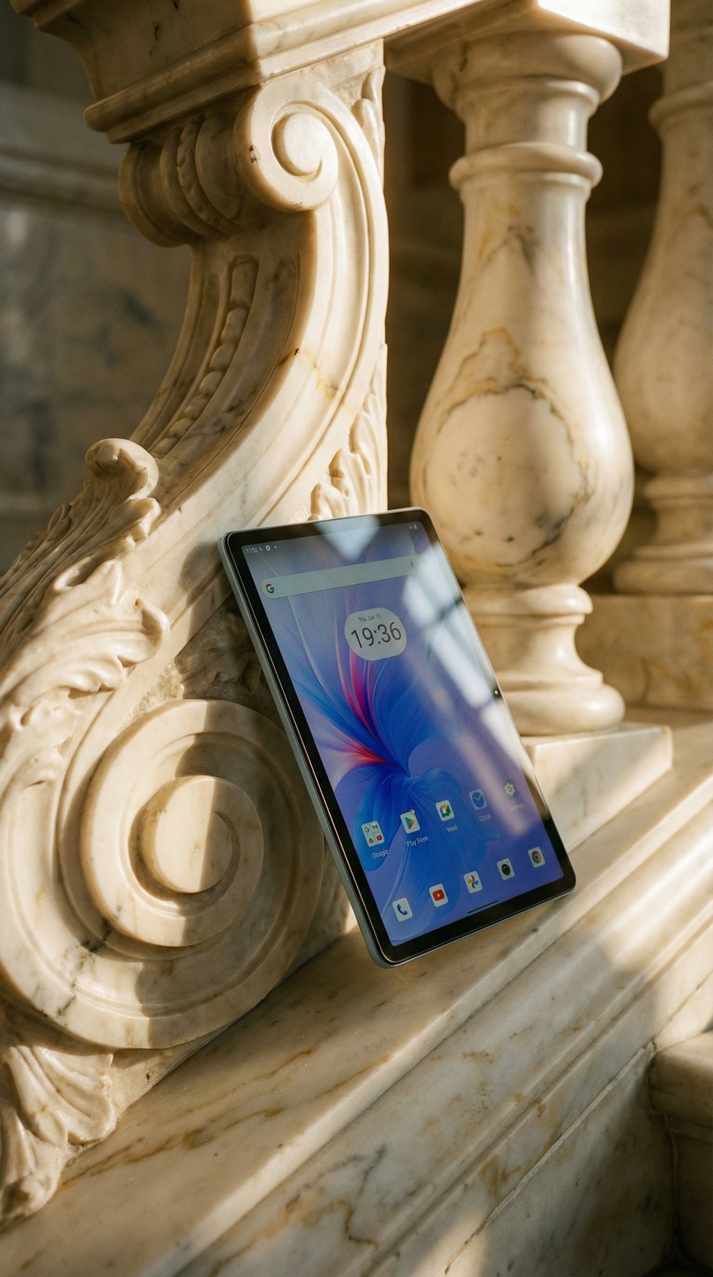 AI product shot of Blackview Tab 16 PRO 11'' 2K Display Android 14 Tablet, 24GB+256GB (1TB Extend) Widevine L1, 7700mAh Battery, Dual SIM 4G LTE+WIFI, 13MP+8MP, Quad Box Stereo Speaker, 3 Reading Modes, GPS Blue
