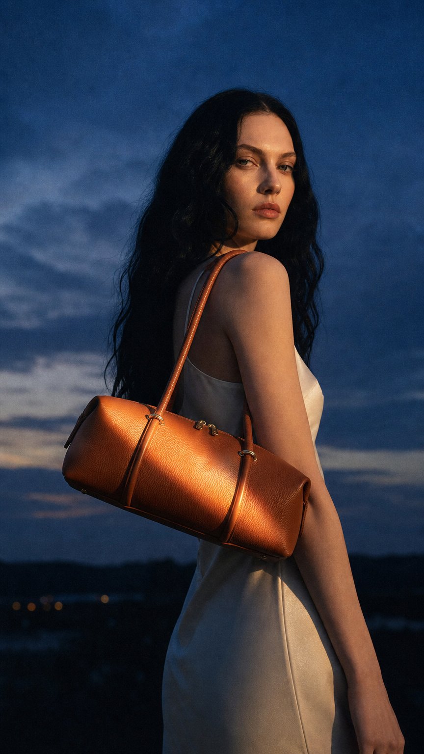 AI product shot of Veltrano Amalfi Tote Bag – Vera Pelle Made in Italy