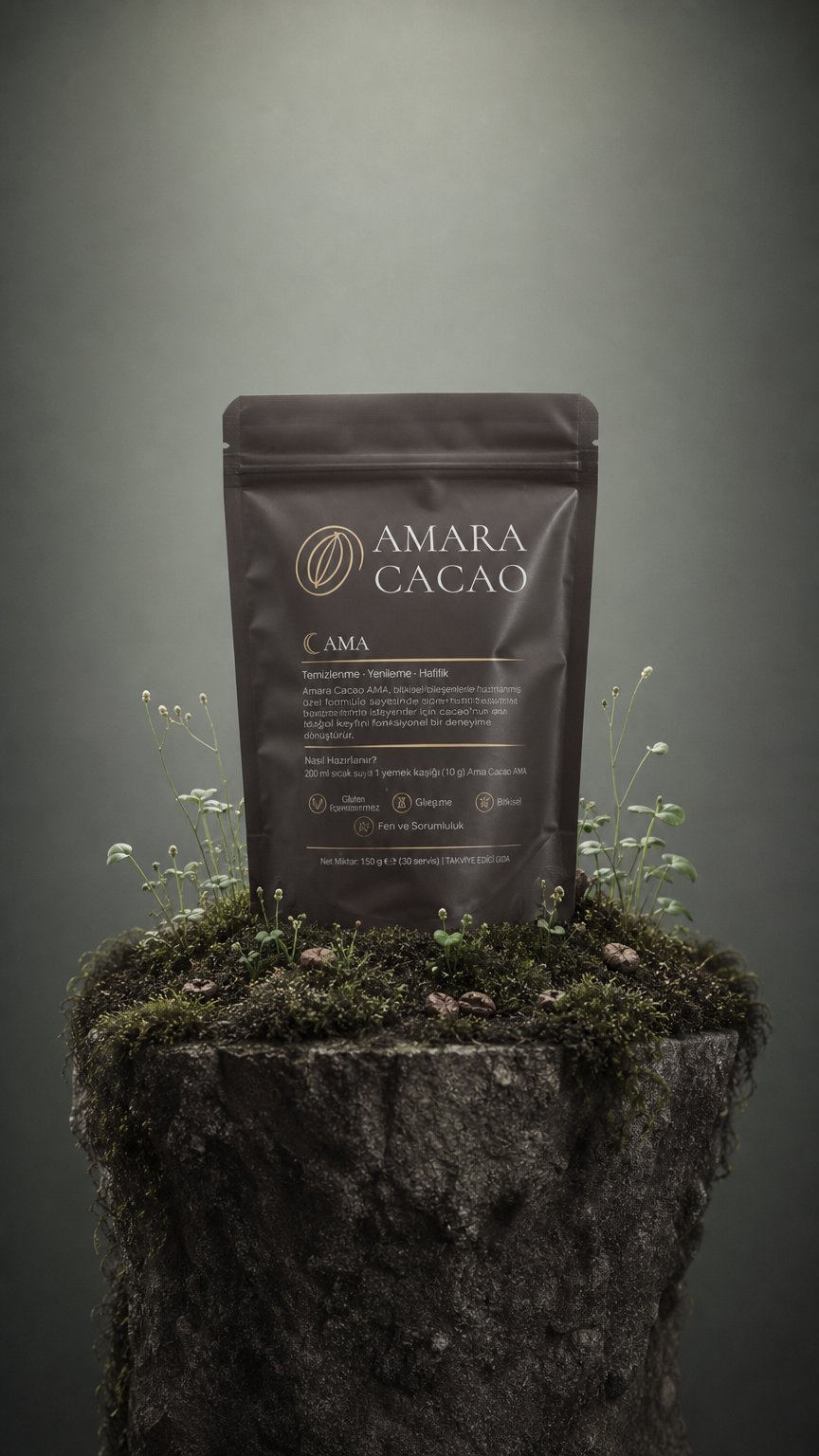 AI product shot of AMA · RA — The Sacred Balance