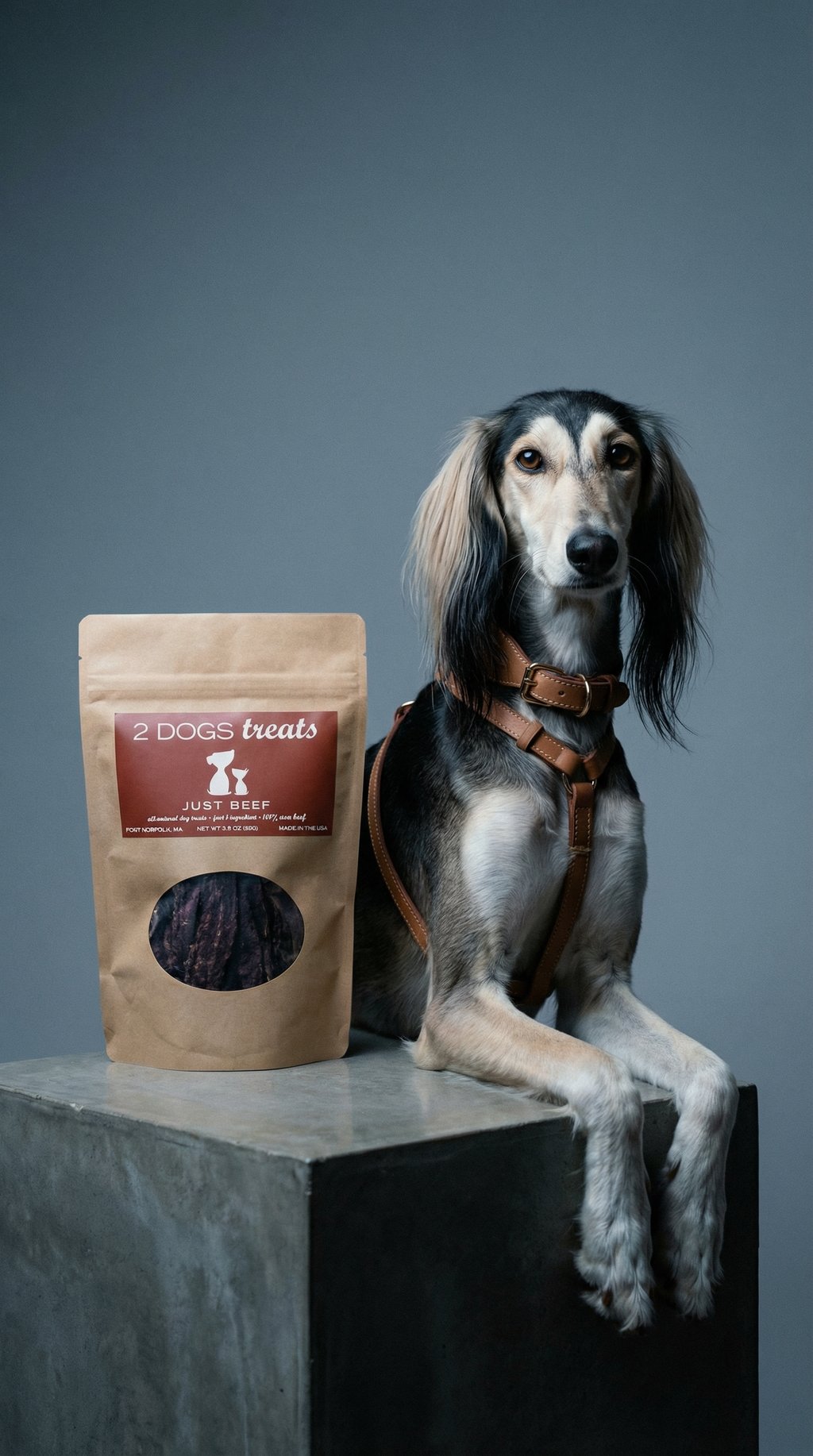 AI product shot of Just Beef Treats