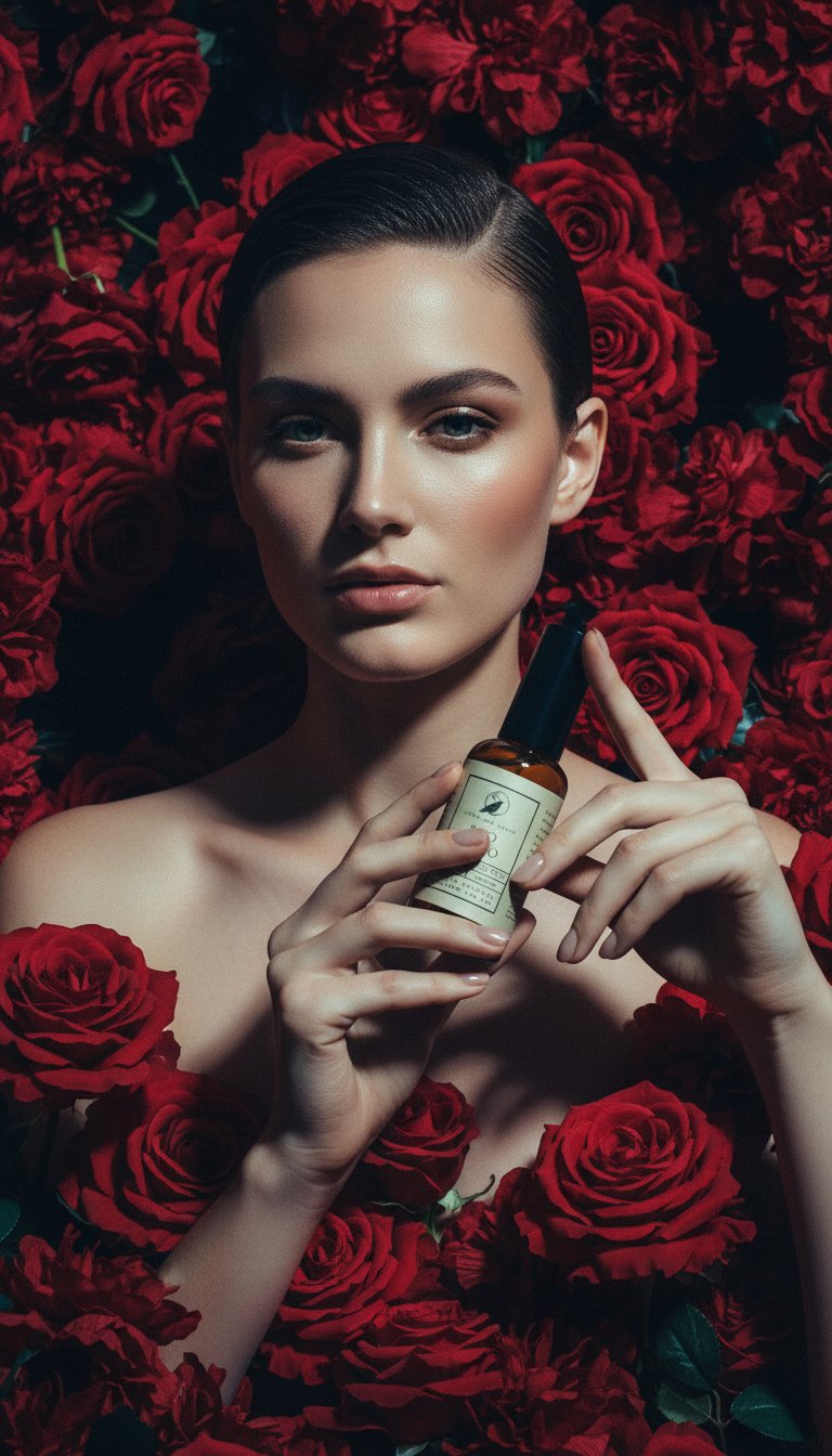 AI product shot of Palo Santo Space & Linen Mist