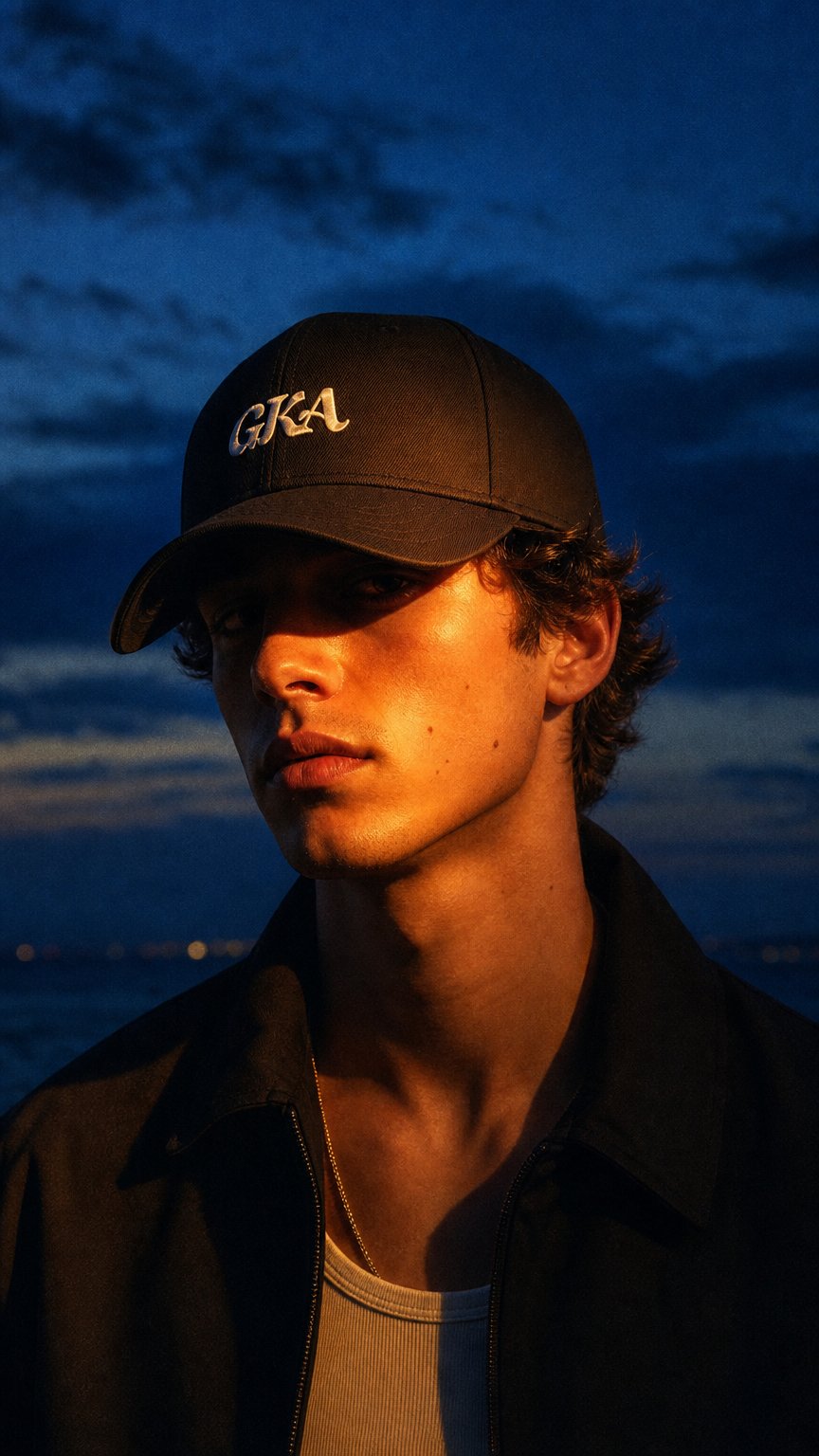 AI product shot of Low Profile Baseball Cap