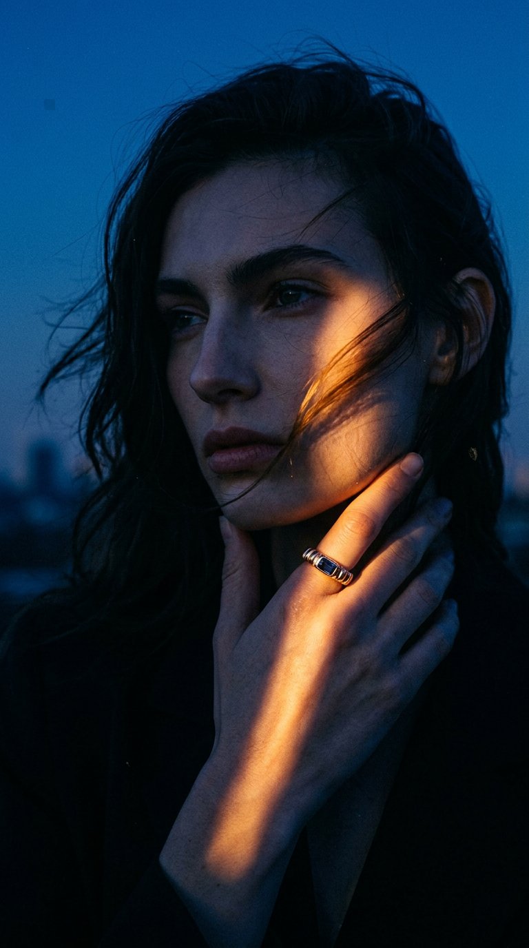 AI product shot of Escalier Ring