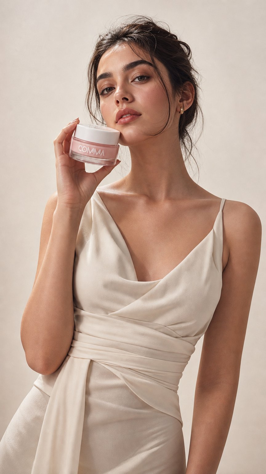 AI product shot of COMMA Body Massage Cream