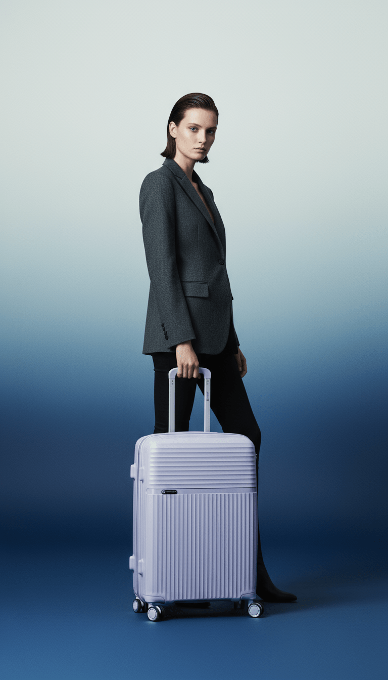 AI product shot of Valise rigide TWINNY - Taille S / M / L - Horizon