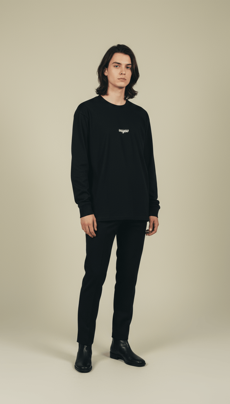 AI product shot of Relaxed Long Sleeve T #1