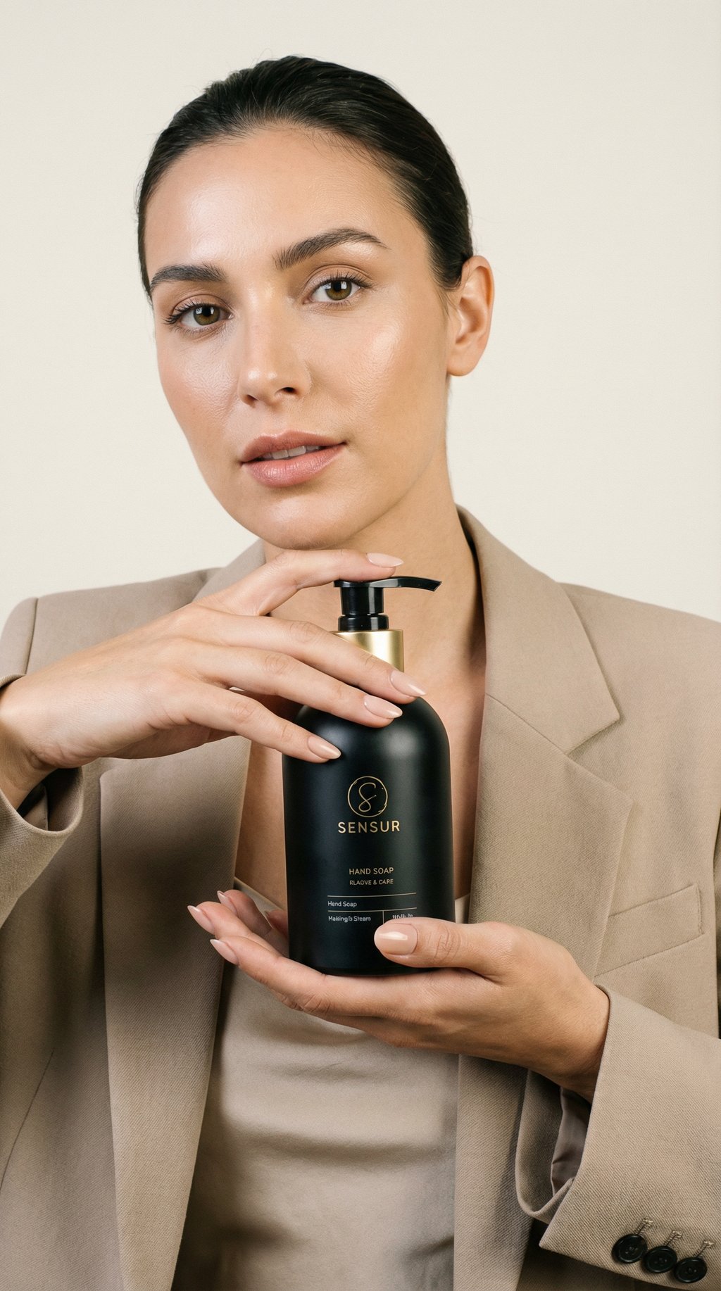 AI product shot of Hand Soap- Midnight Bloom