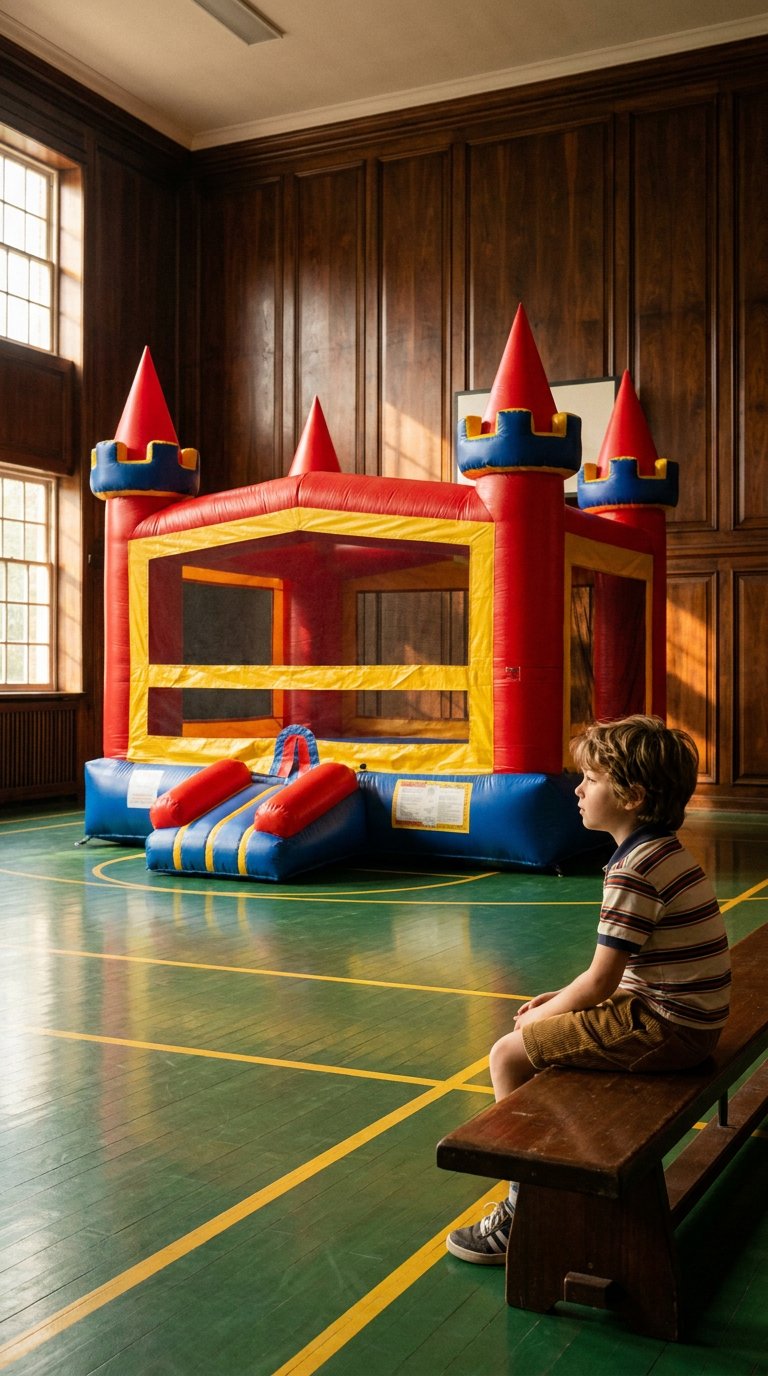 AI product shot of The Bouncey Castle