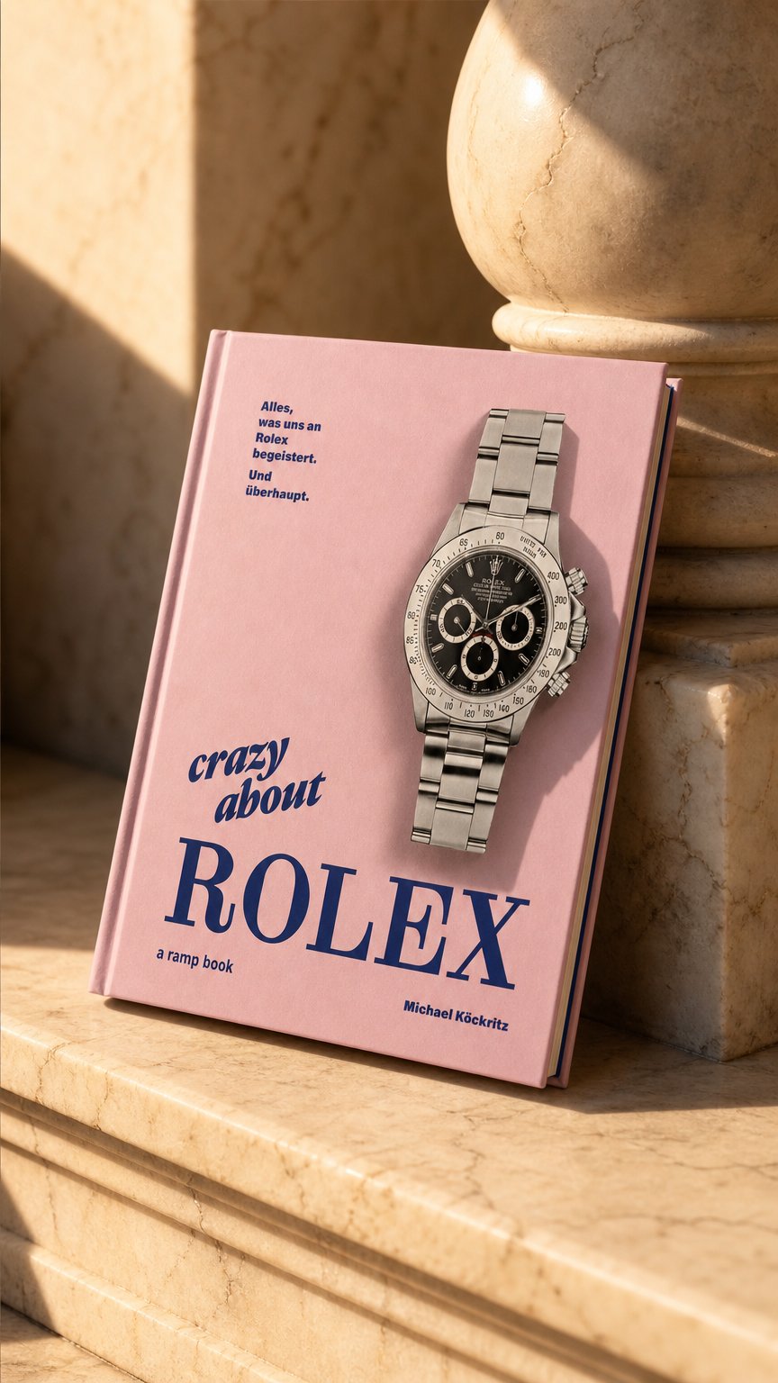 AI product shot of Crazy About Rolex.
