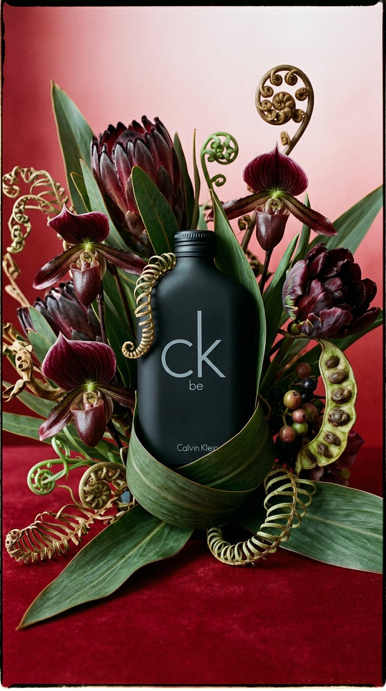 AI product shot of Calvin Klein CK Be Perfume for Unisex Eau De Toilette 100ML