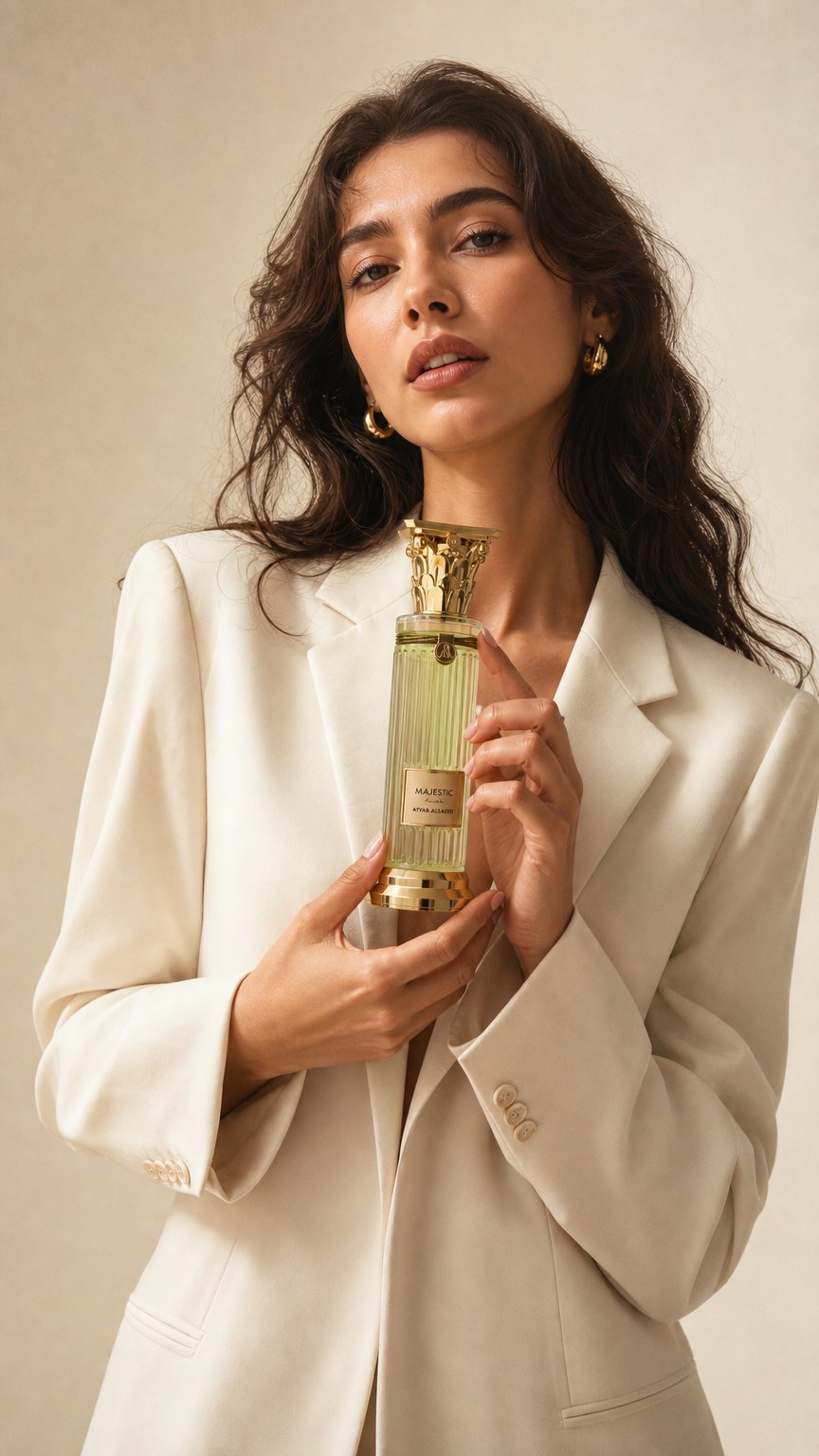 AI product shot of عطر ماجستيك 50مل