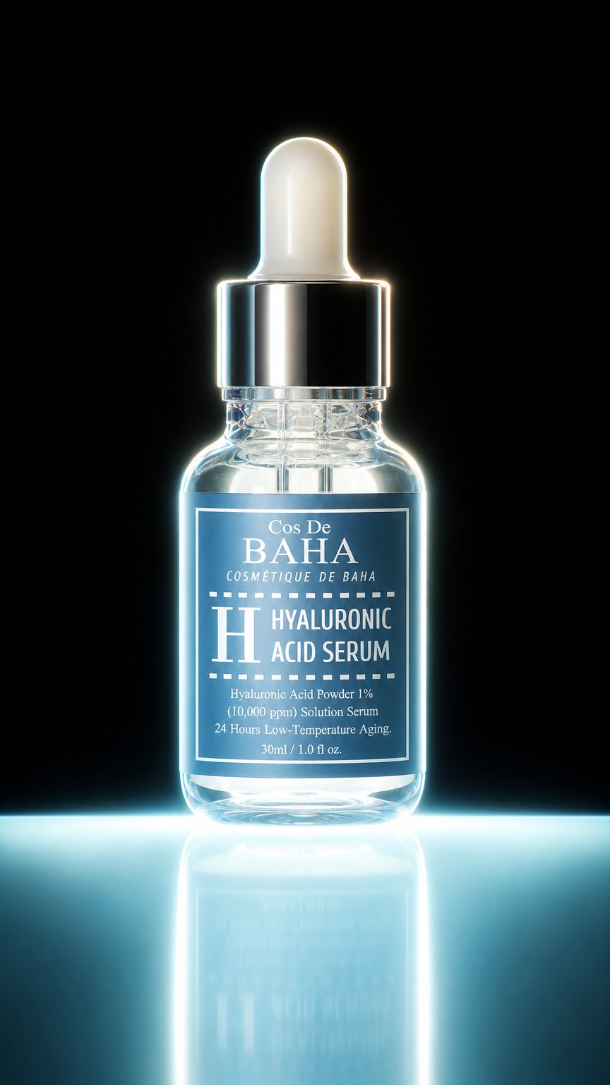 AI product shot of Hyaluronic Acid Serum