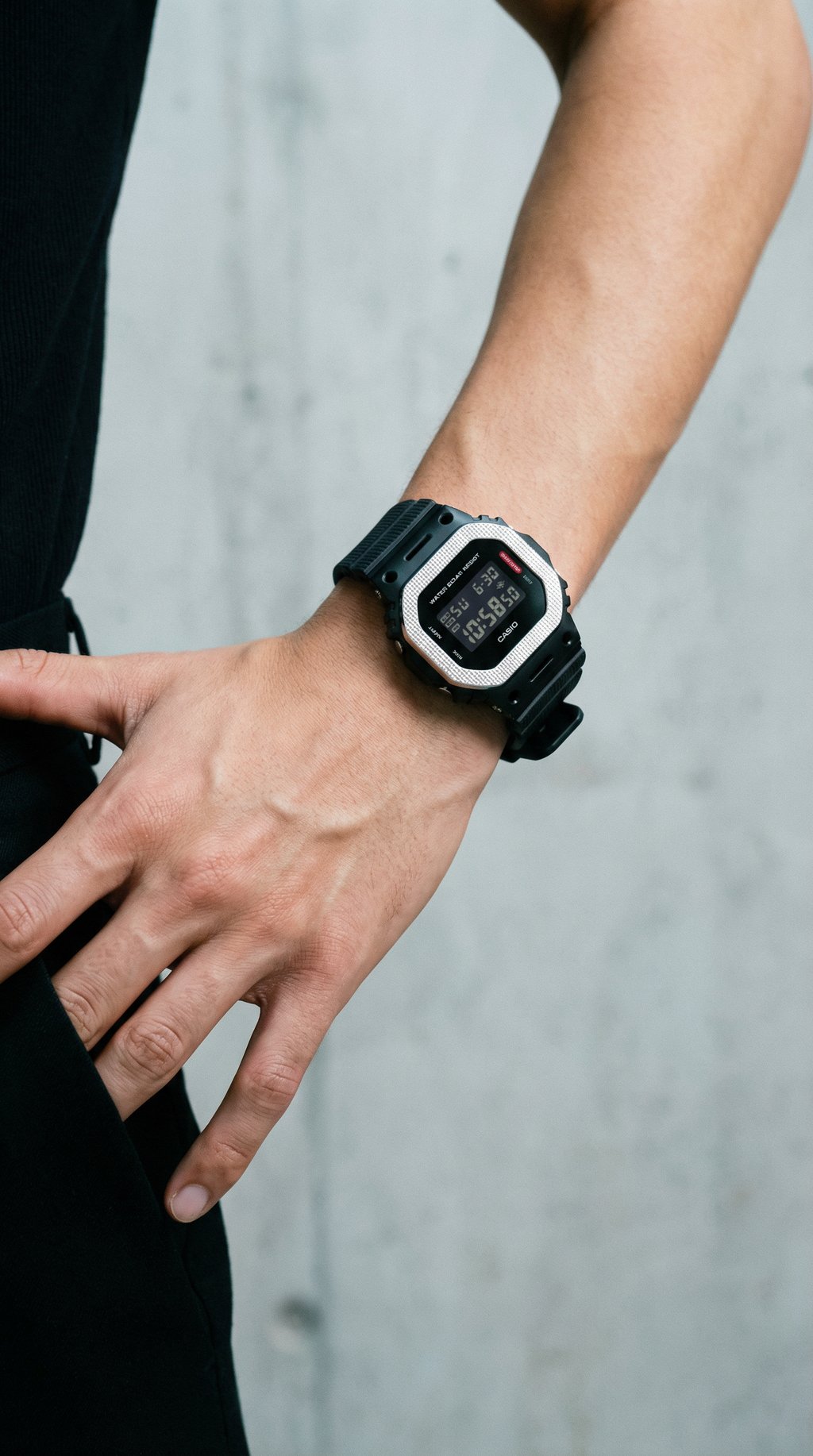 AI product shot of G-SHOCK GM5600BM-1