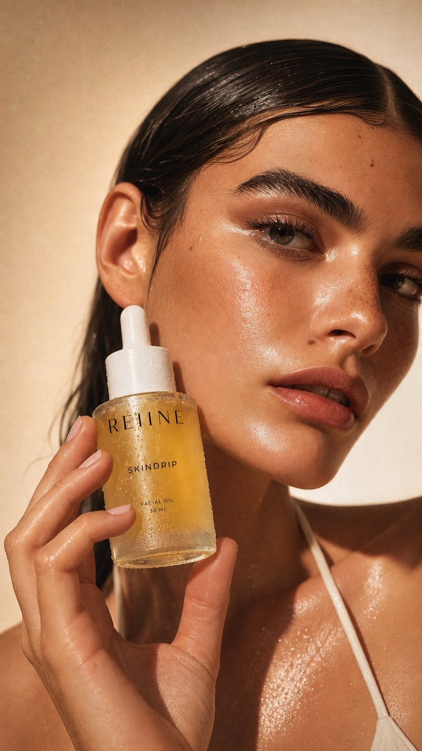 AI product shot of SKIN DRIP