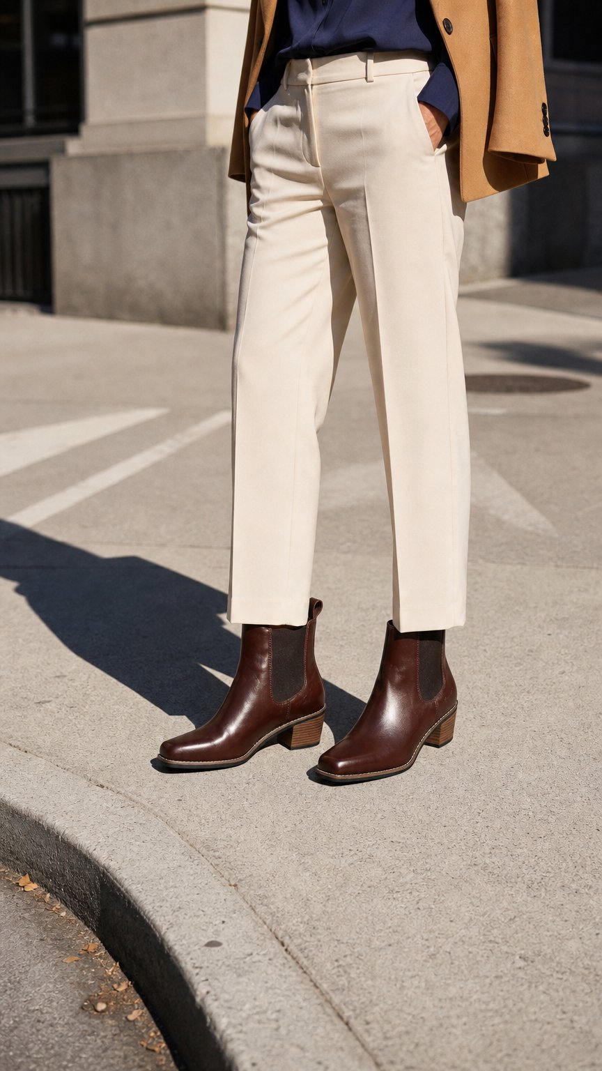 AI product shot of Thomas Cook - Drayton - Women’s Chelsea Leather Boots
