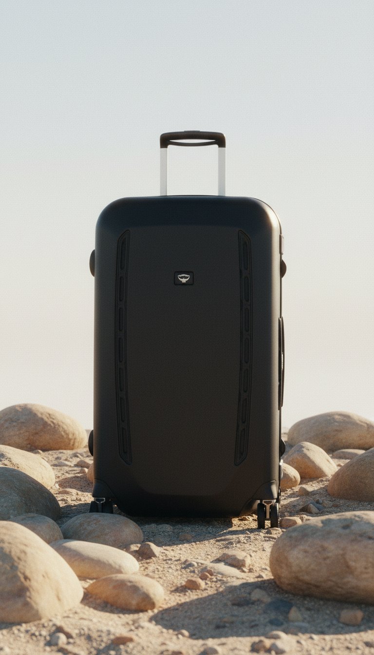 AI product shot of Osprey Transporter 4-Wheel Hardside Luggage 95L