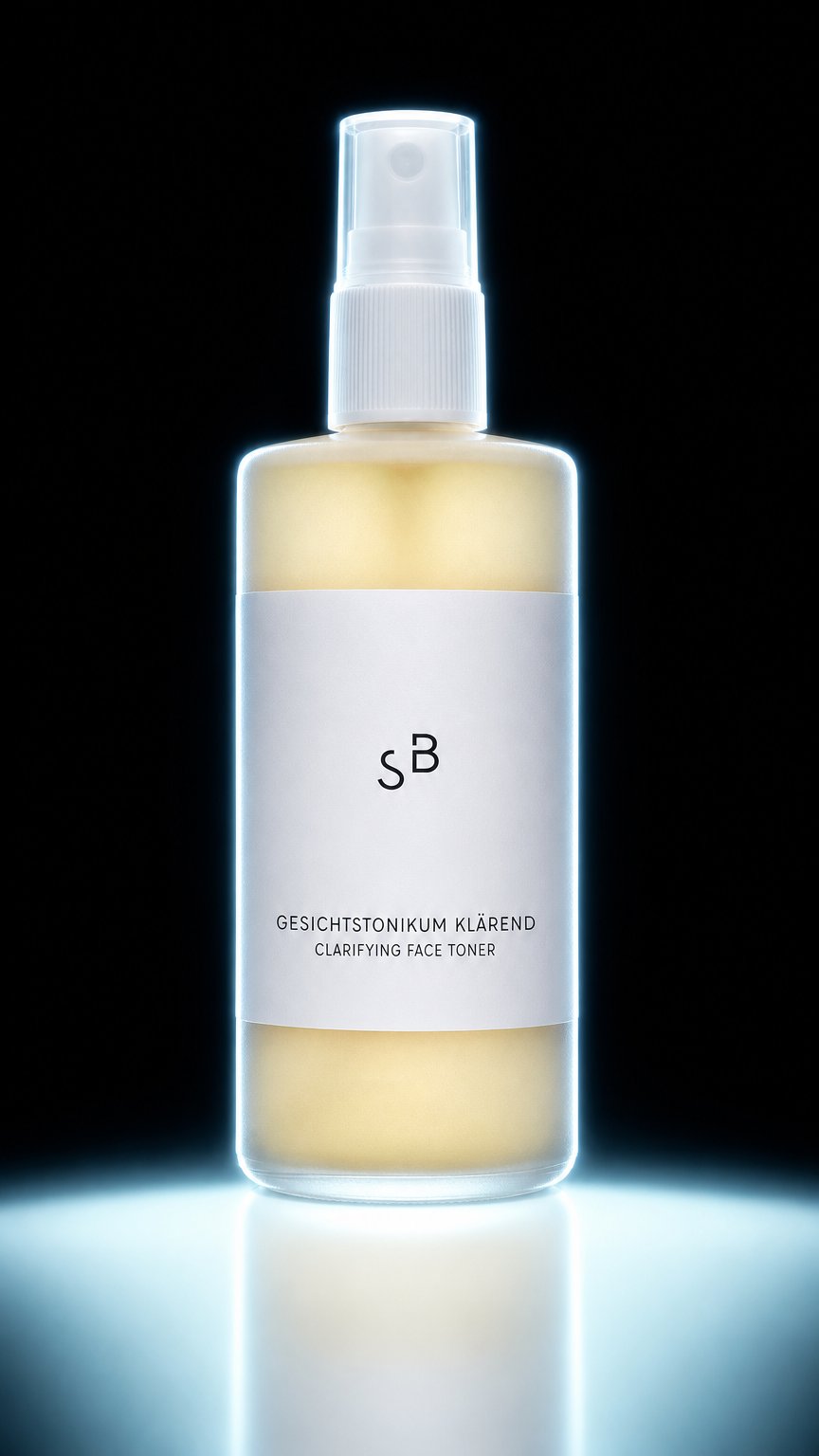 AI product shot of STUDIO BOTANIC GESICHTSTONIKUM KLÄREND 100 ml