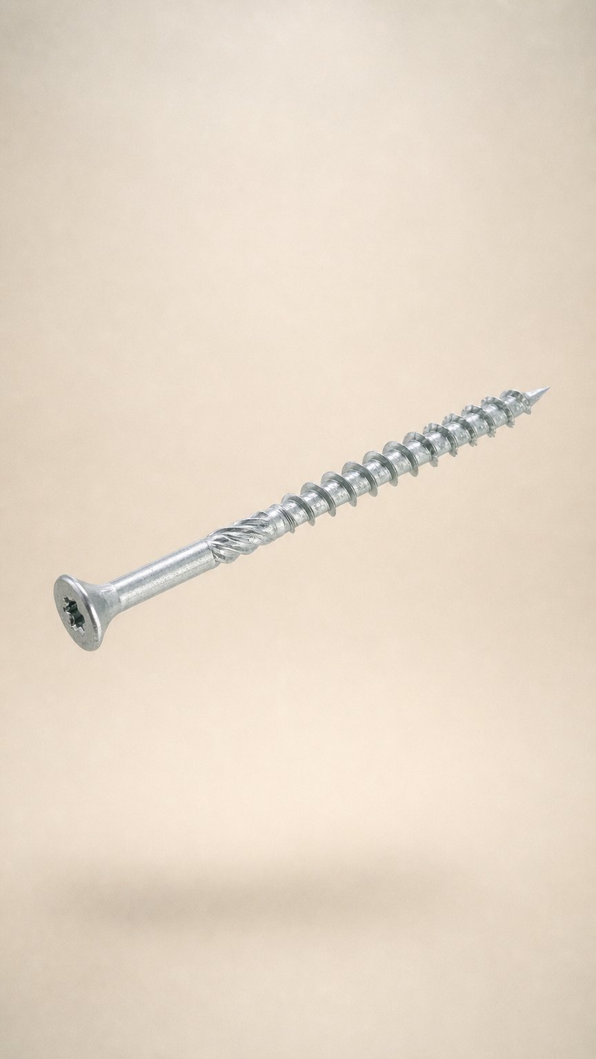 AI product shot of Dynaplus - Unischroeven - Torx 20 platkop - 4 x 30mm - Verzinkt - Deeldraad (200 stuks)