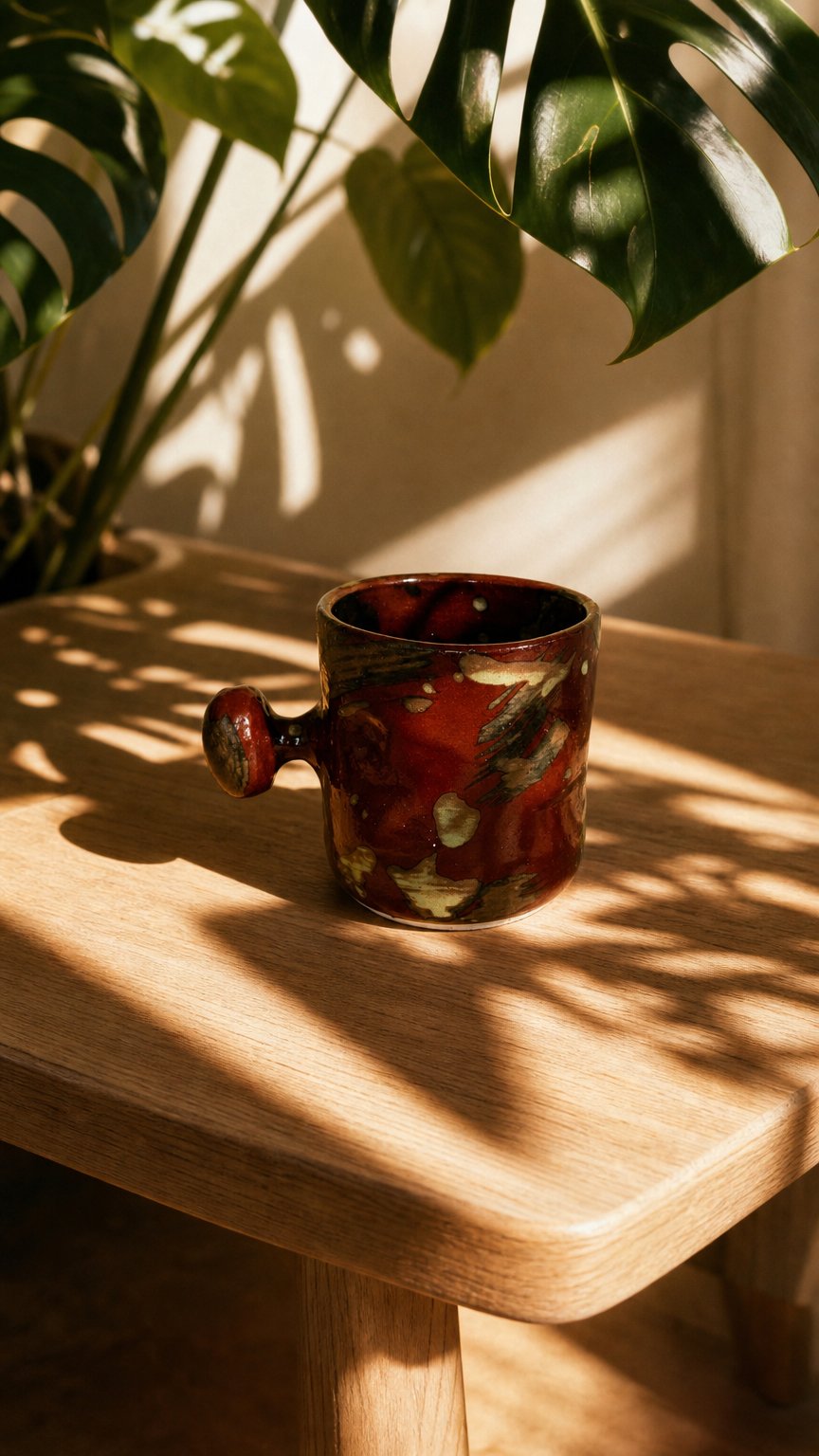 AI product shot of Wonky Mug