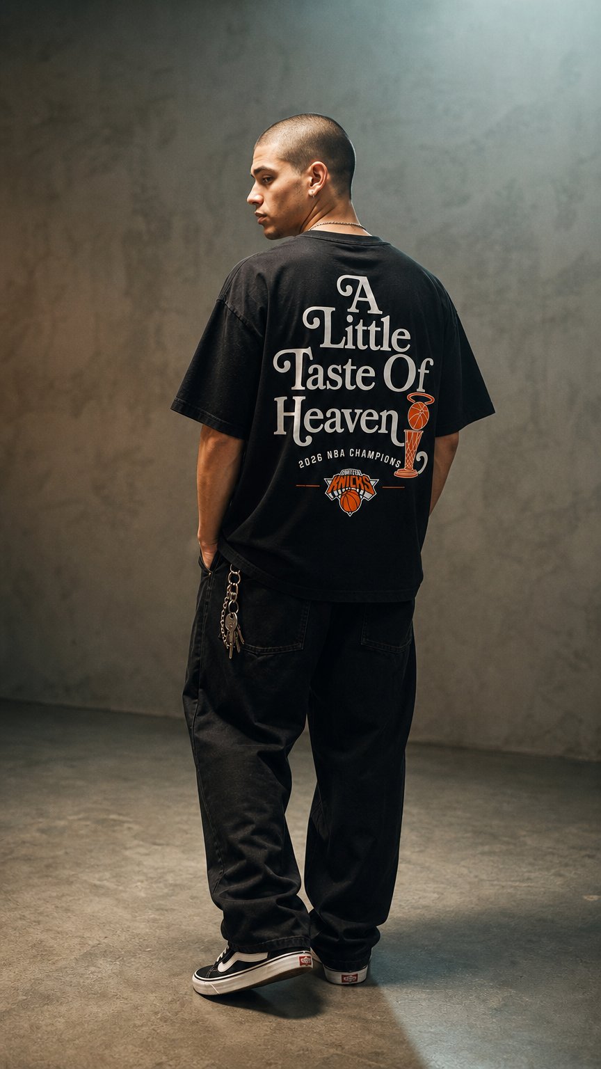 AI product shot of Taste of Heaven Vintage Tee - Black