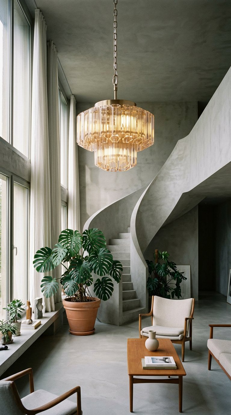 AI product shot of RV Astley Nasser Chandelier – Antique Brass