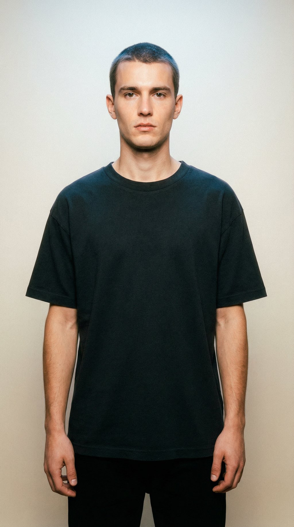AI product shot of OVERSIZED CORE TEE