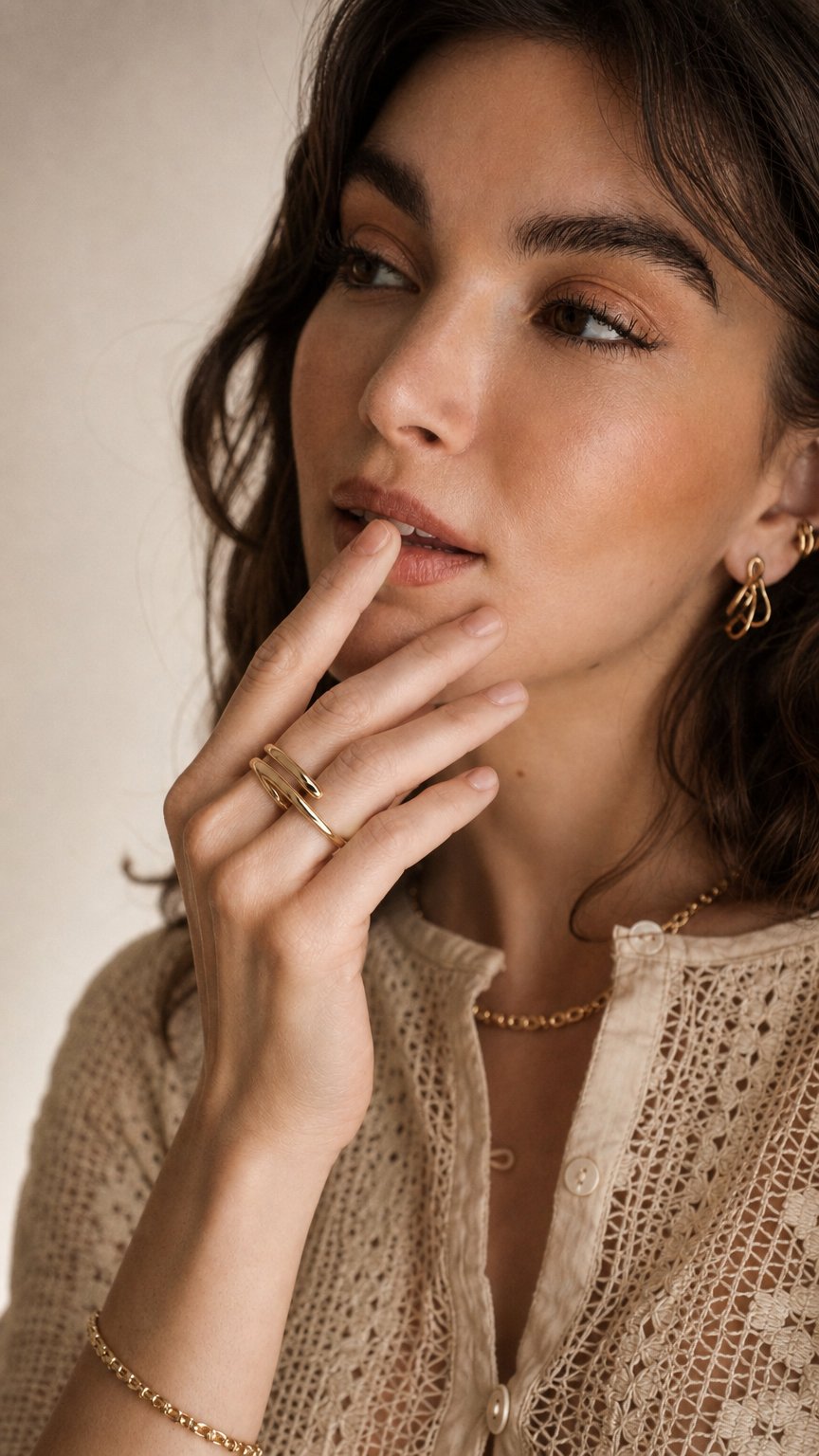 AI product shot of Bague Romane