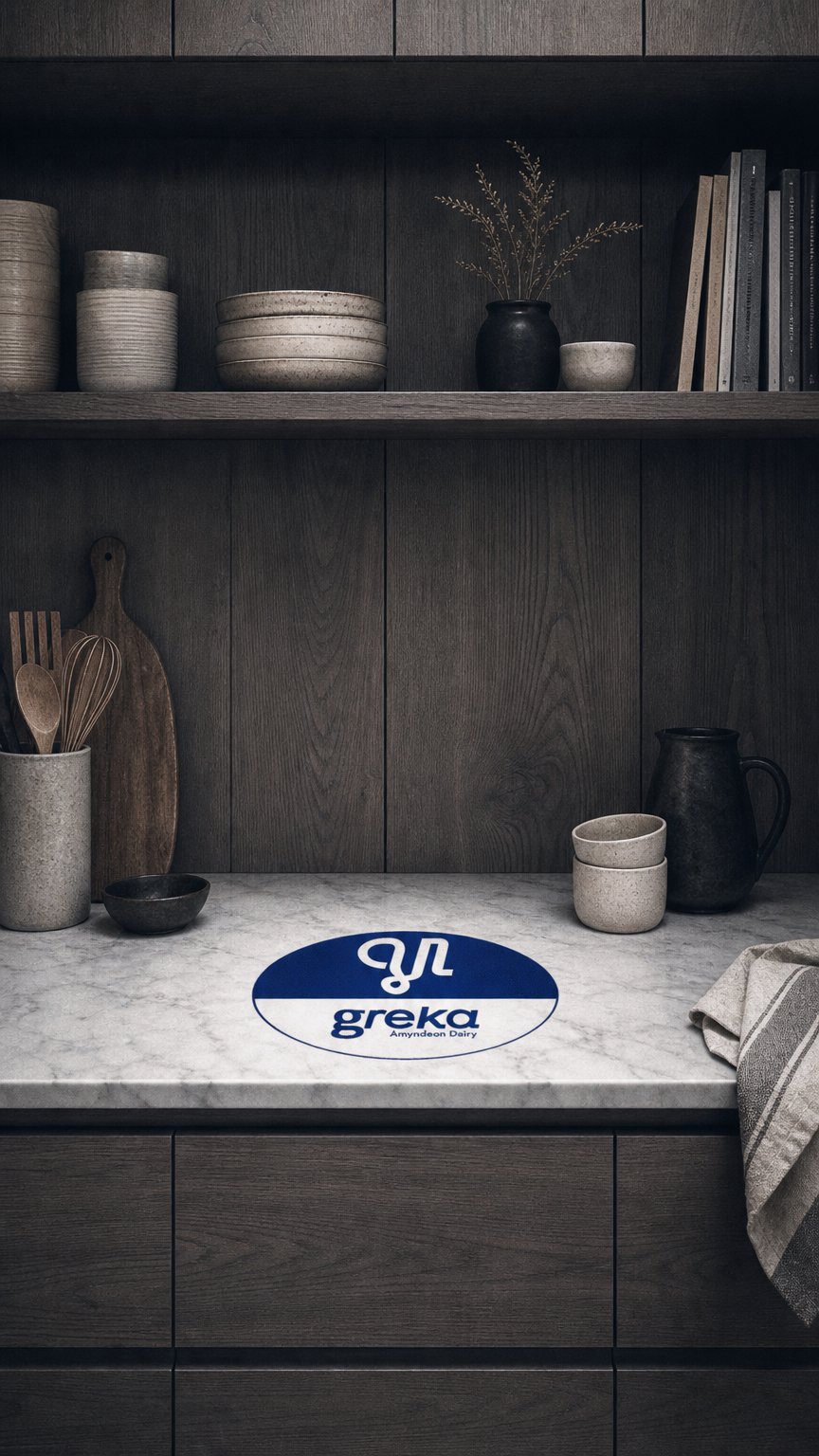 AI product shot of Greka Dairy Company