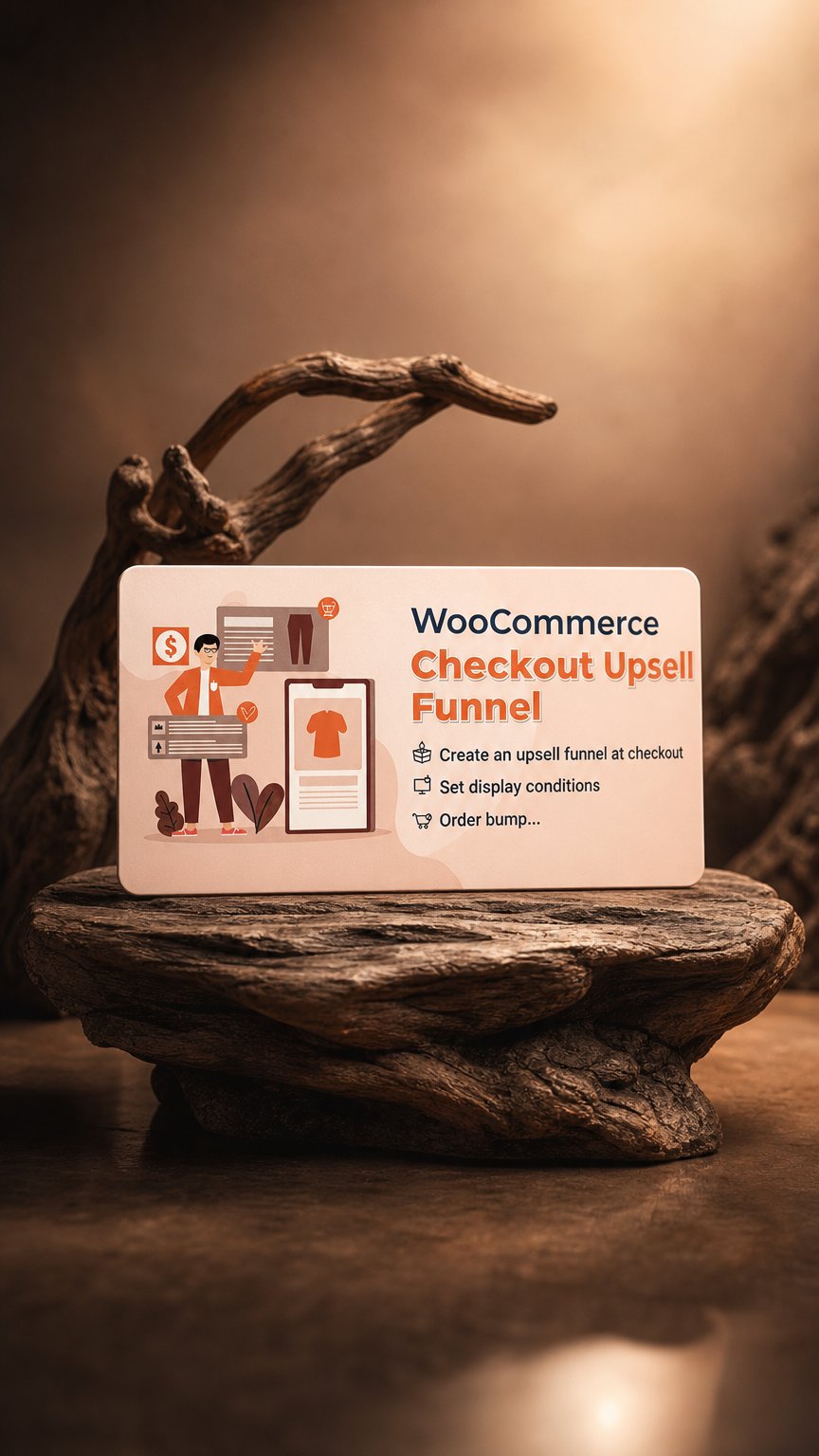 AI product shot of WooCommerce Checkout Upsell Funnel – Order Bump