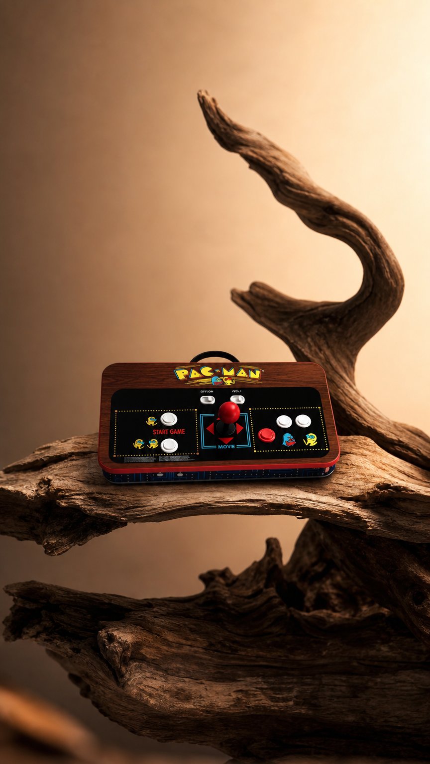 AI product shot of Pac-Man Couchcade Multicolor