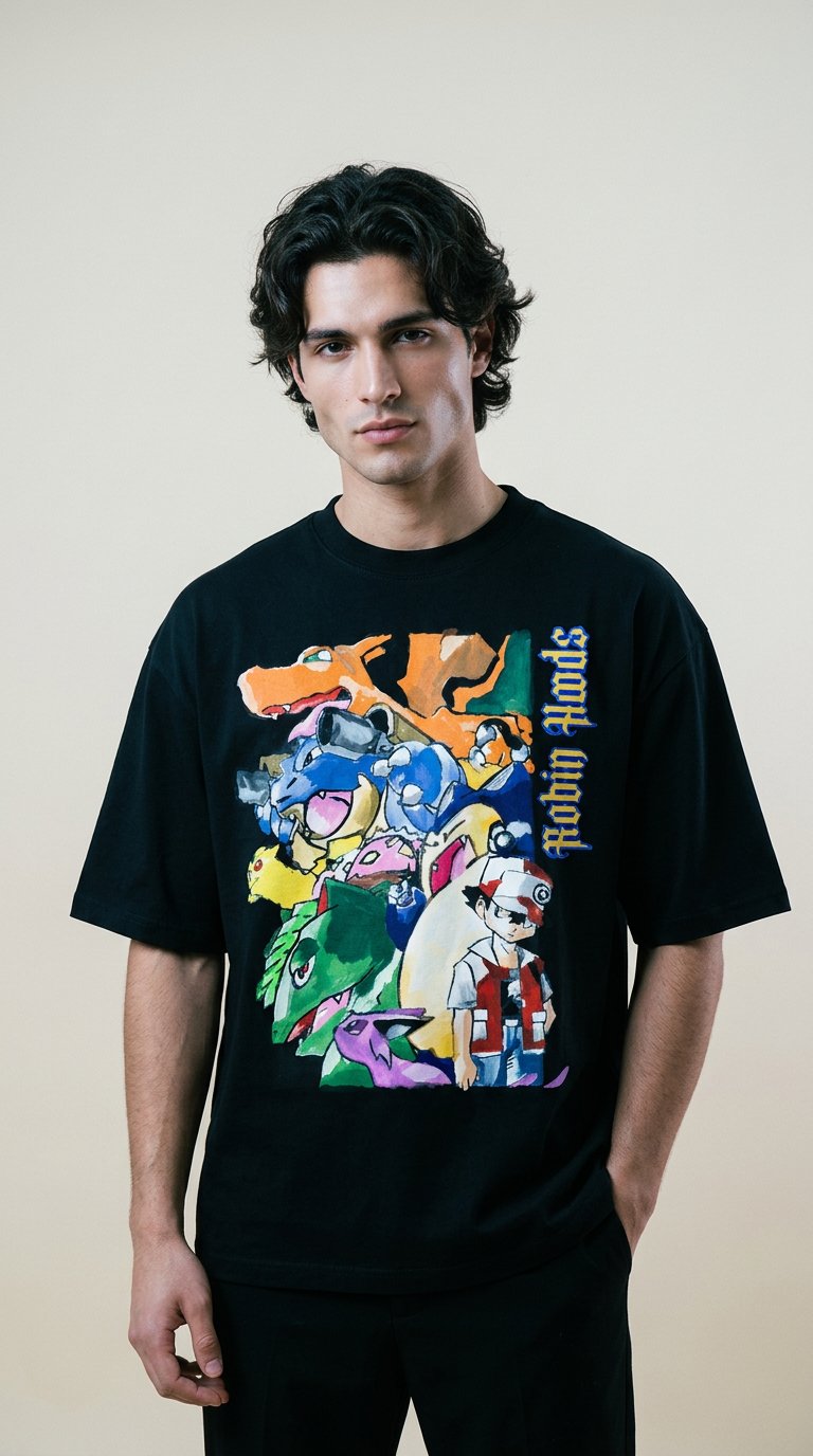 AI product shot of Essential Sorona Boxy T-Shirt