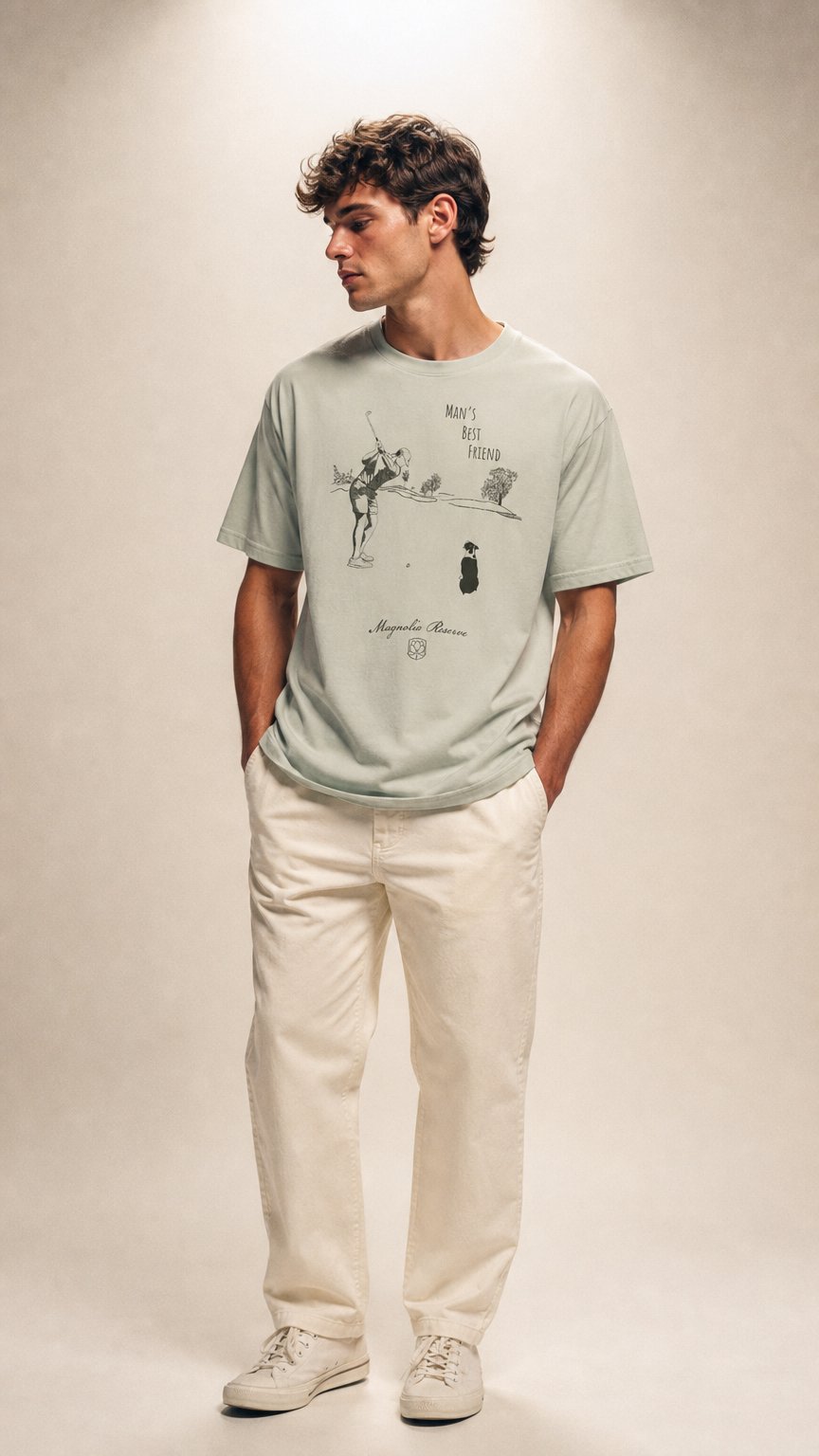 AI product shot of Man's Best Friend Tee