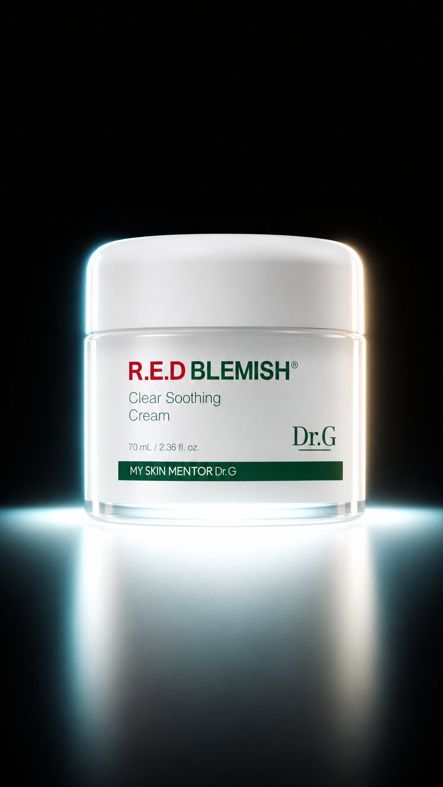 AI product shot of Dr.G - R.E.D Blemish Clear Soothing Cream - 70ml