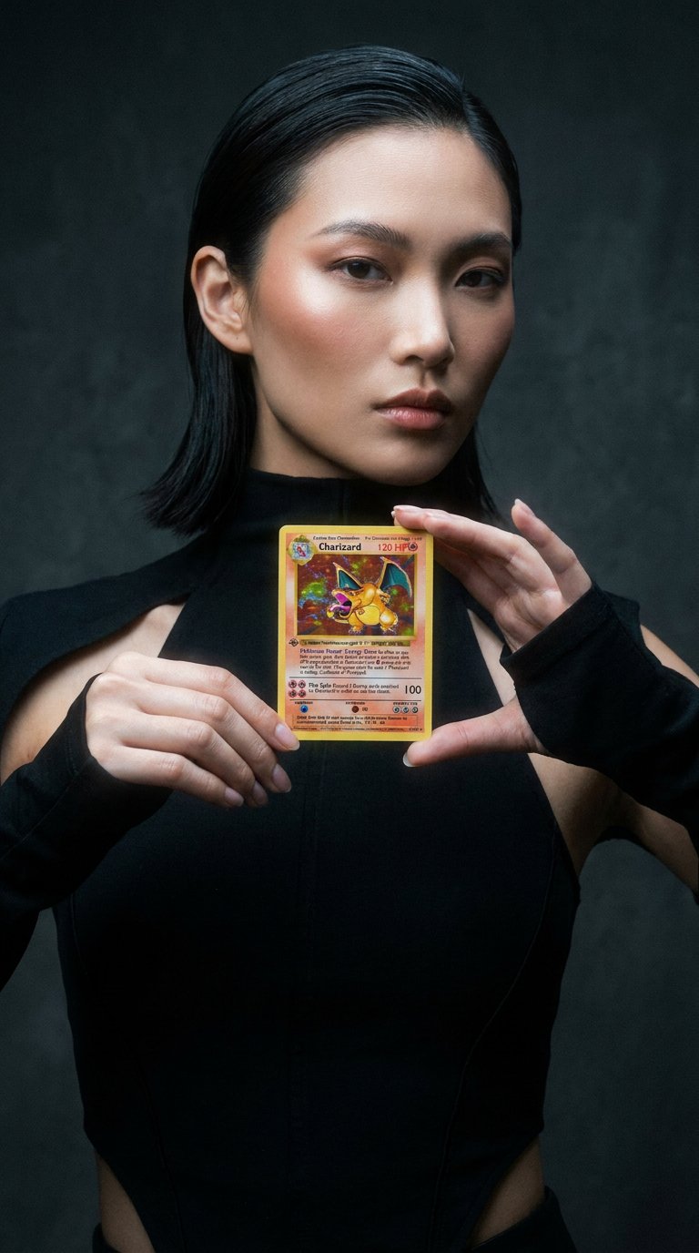 AI product shot of Charizard - 4 - Base Set (1st Edition & Shadowless) Pokemon