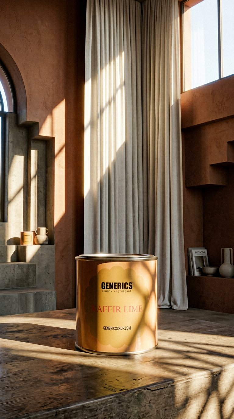 AI product shot of This appears to be a homepage for GENERICS Urban Apothecary featuring multiple products rather than a single main product page