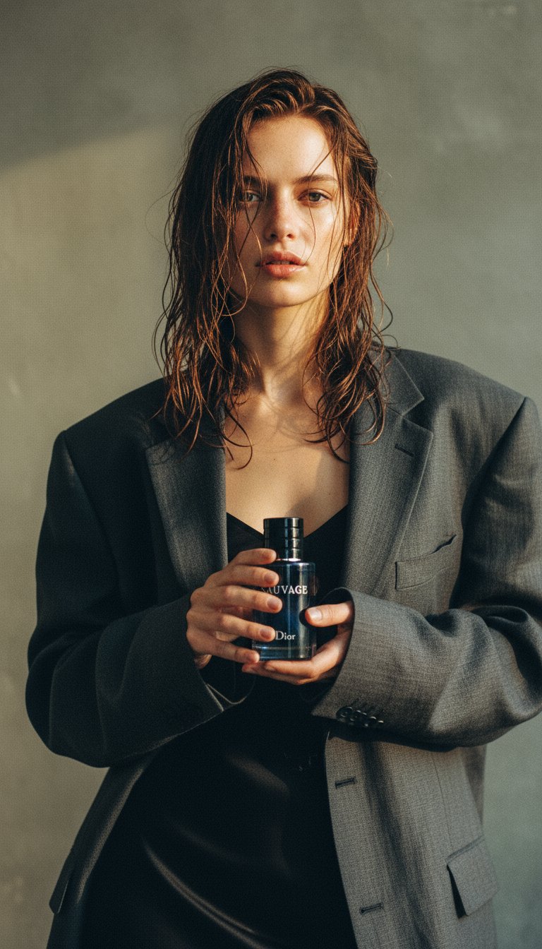 AI product shot of DIOR Sauvage EdT 60 ml
