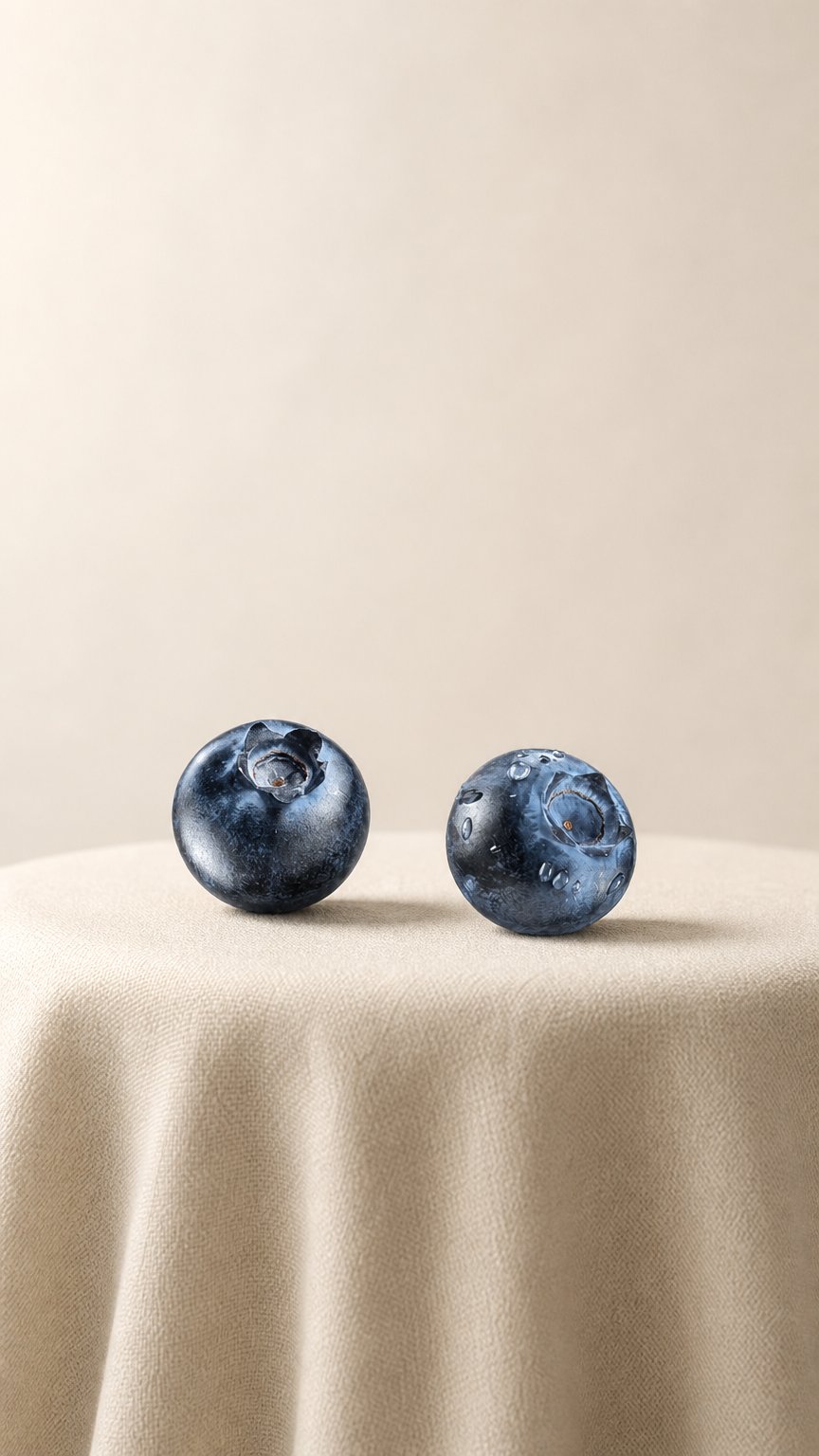 AI product shot of Blueberry Mint