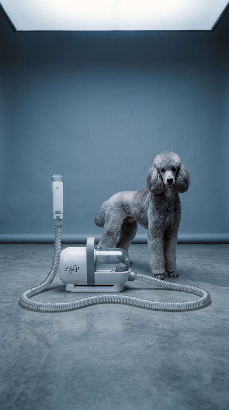 AI product shot of AFP Pro Pet Grooming Kit