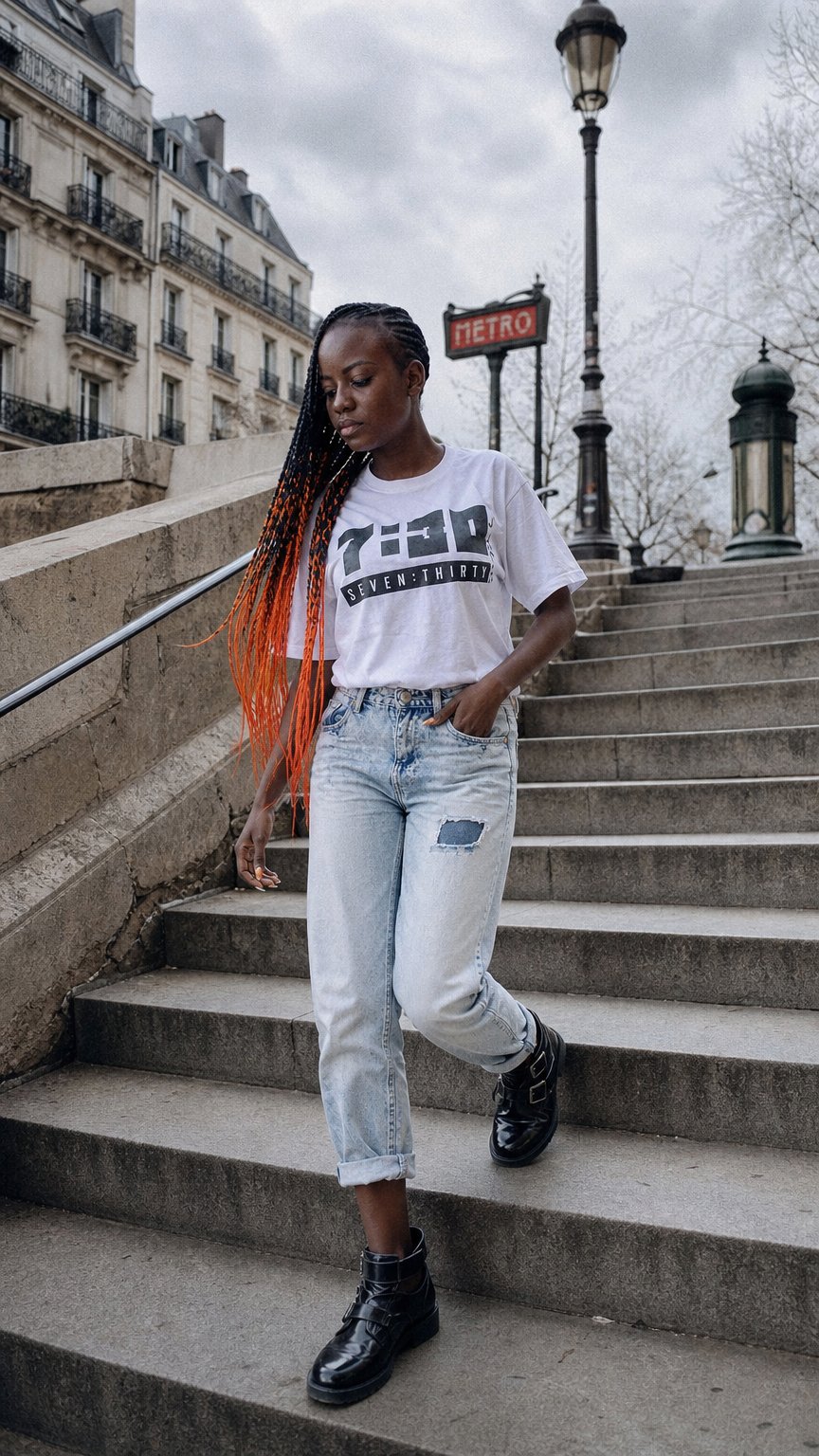 AI product shot of 7:30 Tee