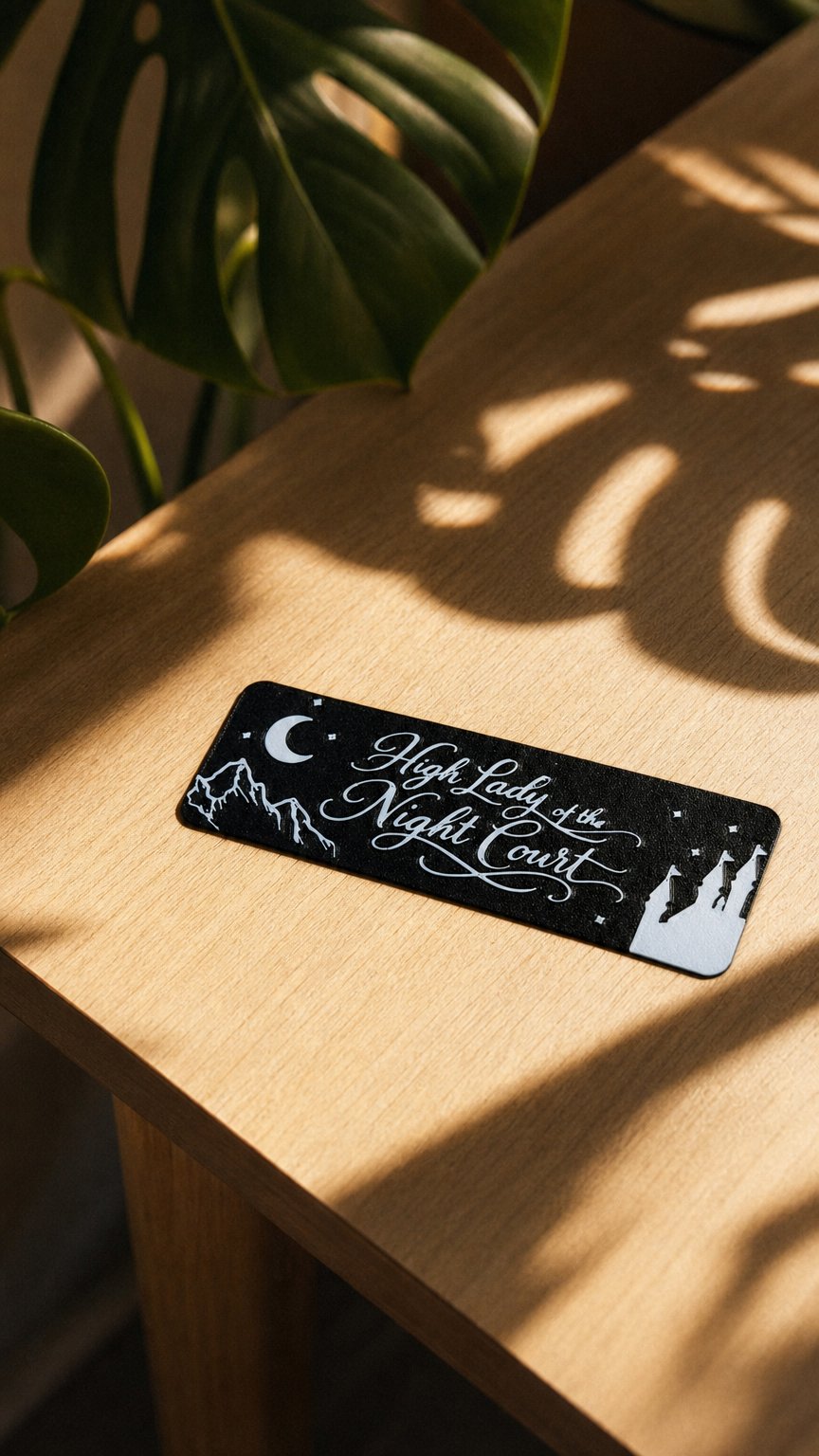 AI product shot of ACOTAR Bookmark High Lady