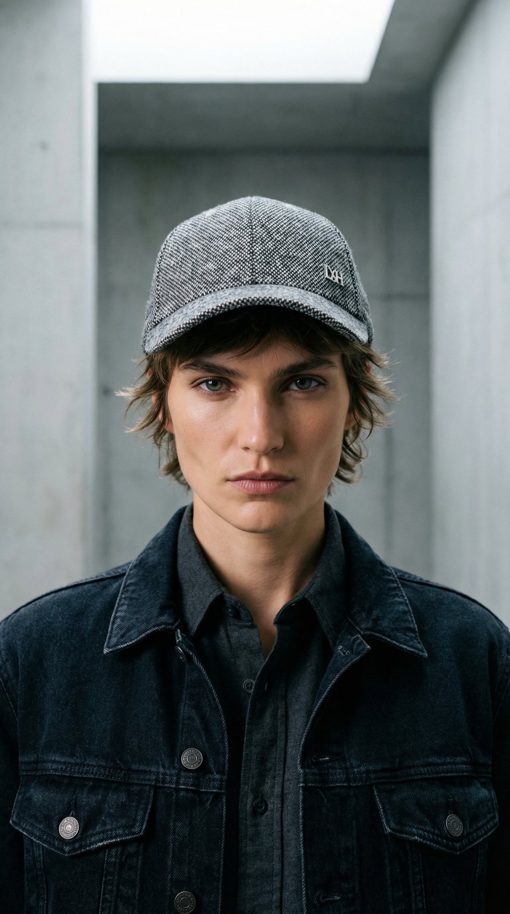 AI product shot of Prestige Cap Large Caviar Black / Grey