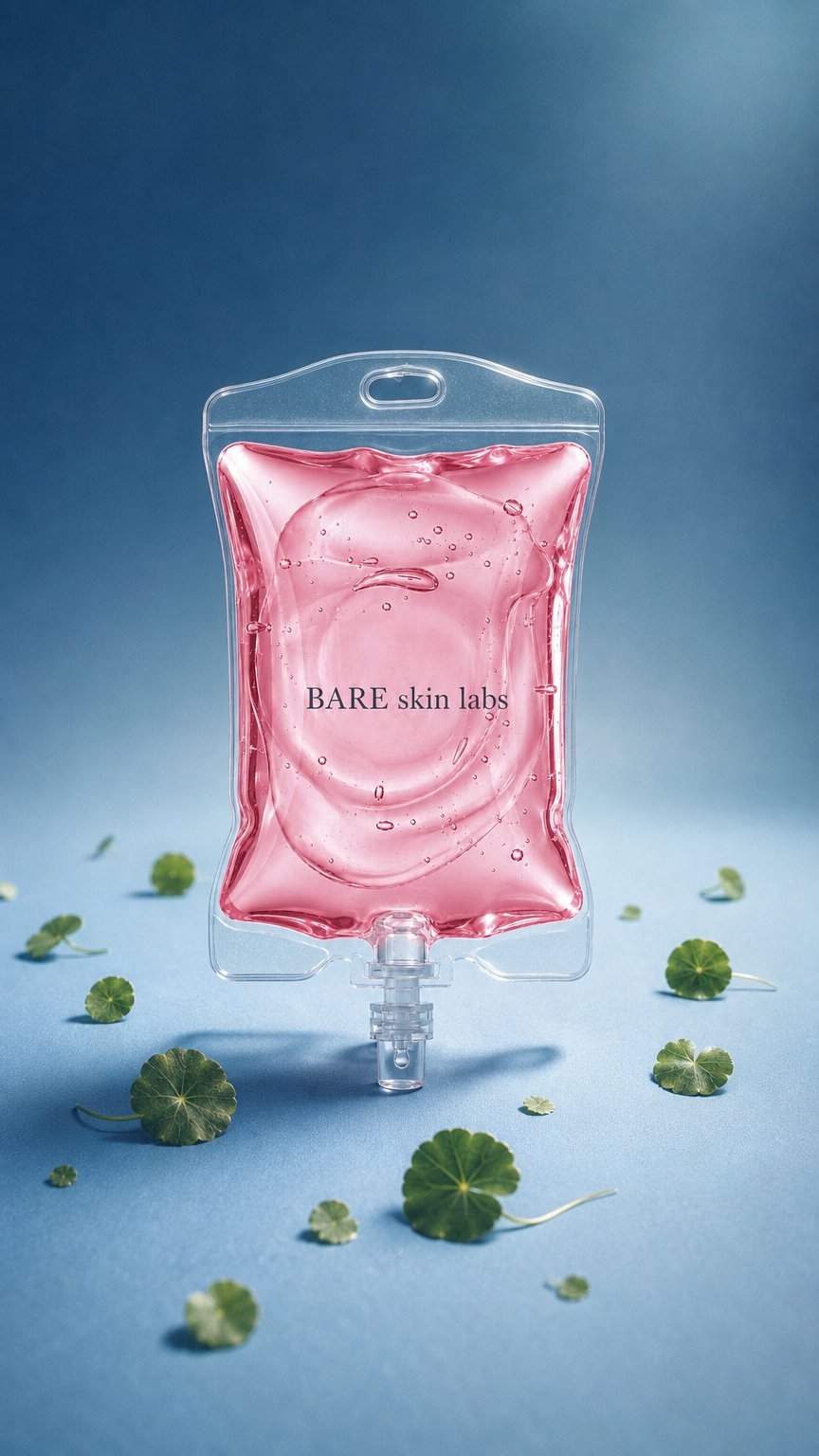 AI product shot of BARE skin labs Peptides