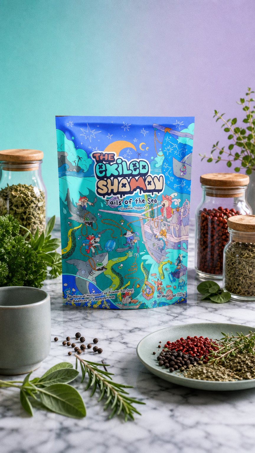 AI product shot of Tails of the Sea