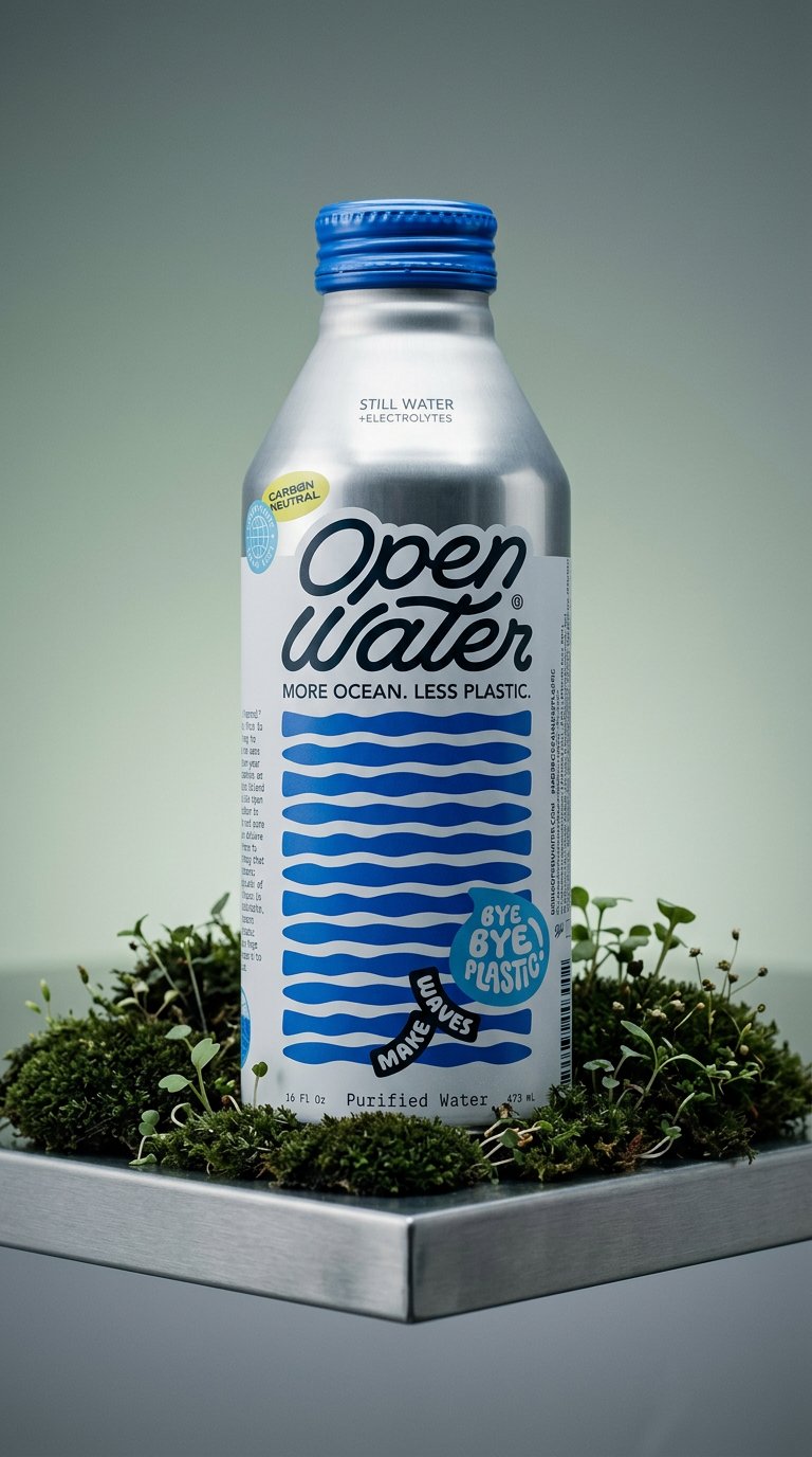 AI product shot of 16oz Bottles–Still Water