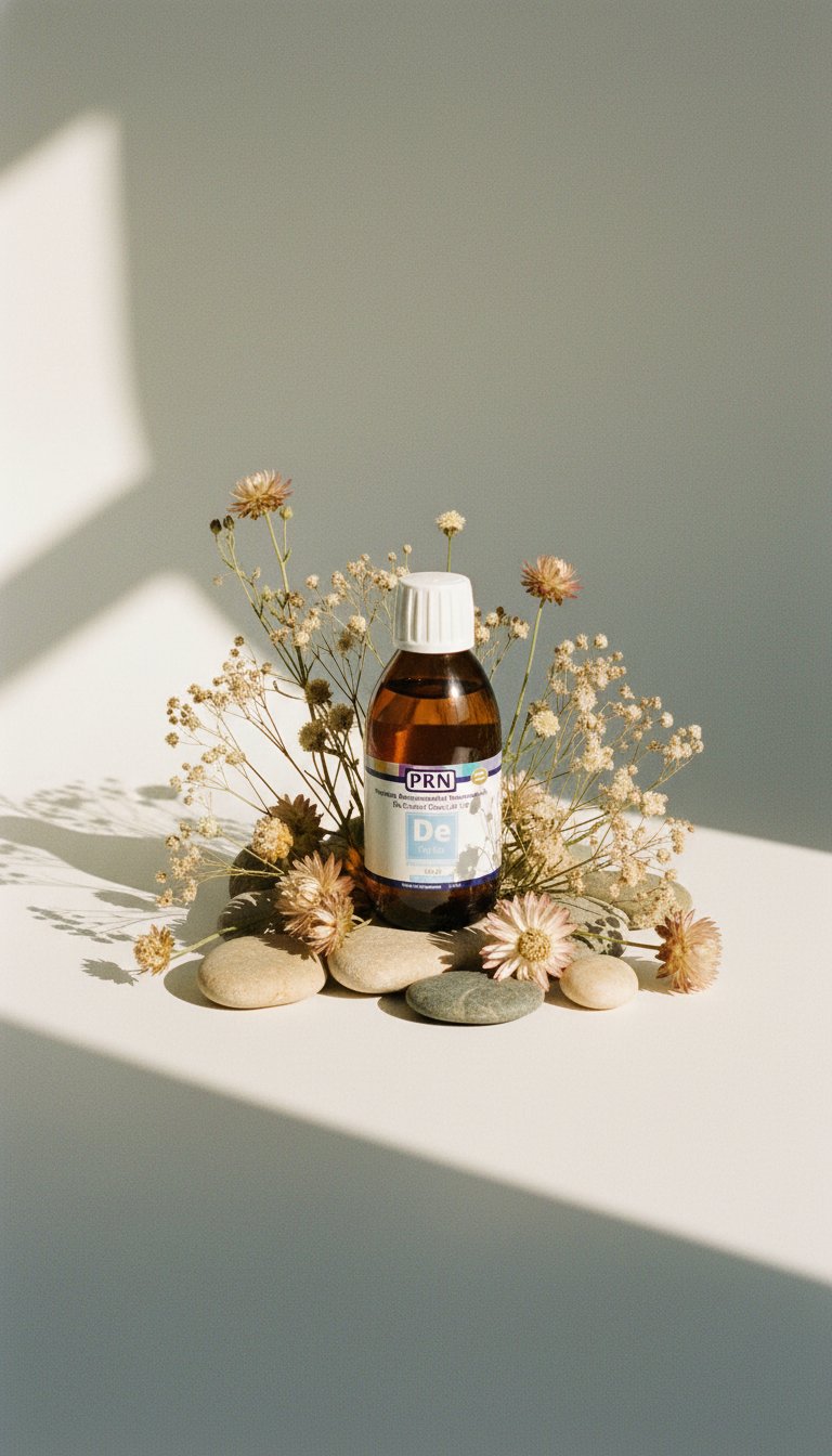 AI product shot of PRN Avantages Omega pour les yeux secs - Liquide