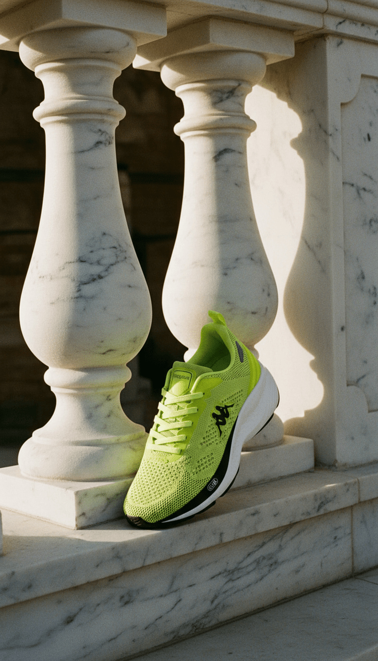 AI product shot of Tênis Kappa Pulse Masculino Academia Corrida Confortável
