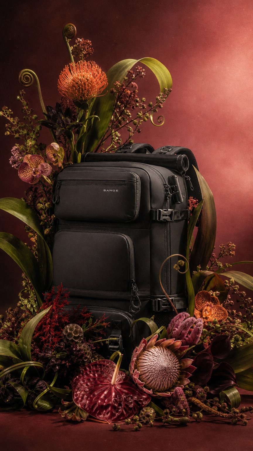 AI product shot of The Summit Backpack