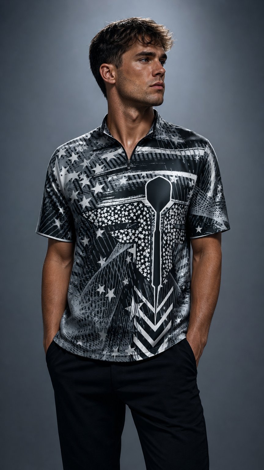 AI product shot of Hunter "Sasse" Smith Signature Jersey '26 - Flight Faction Dart Jersey