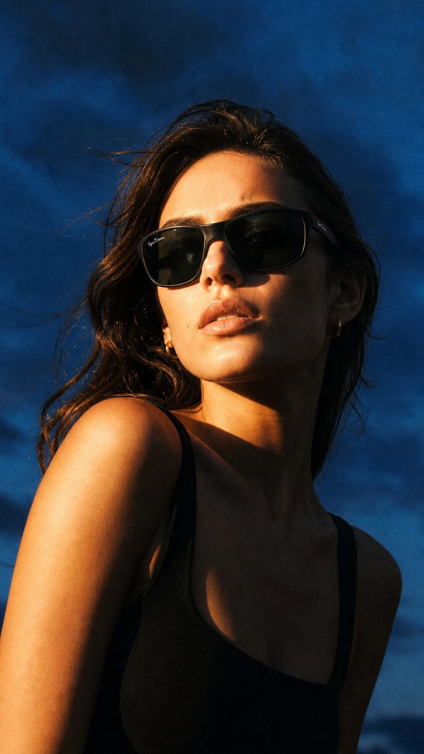 AI product shot of Jade Polar HD Sunglasses