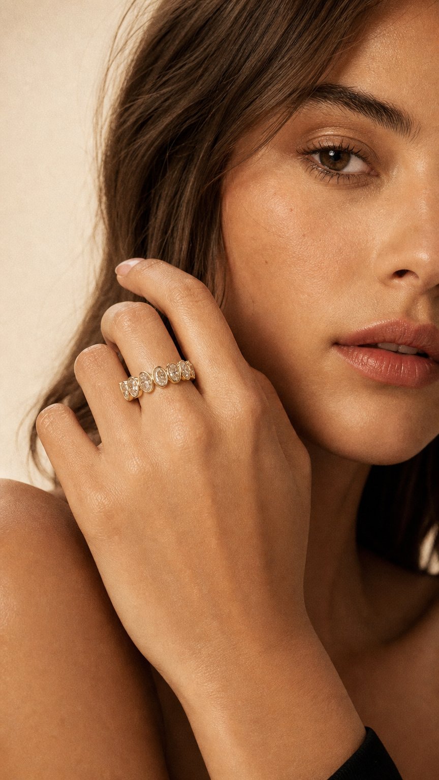 AI product shot of Eternity Ring